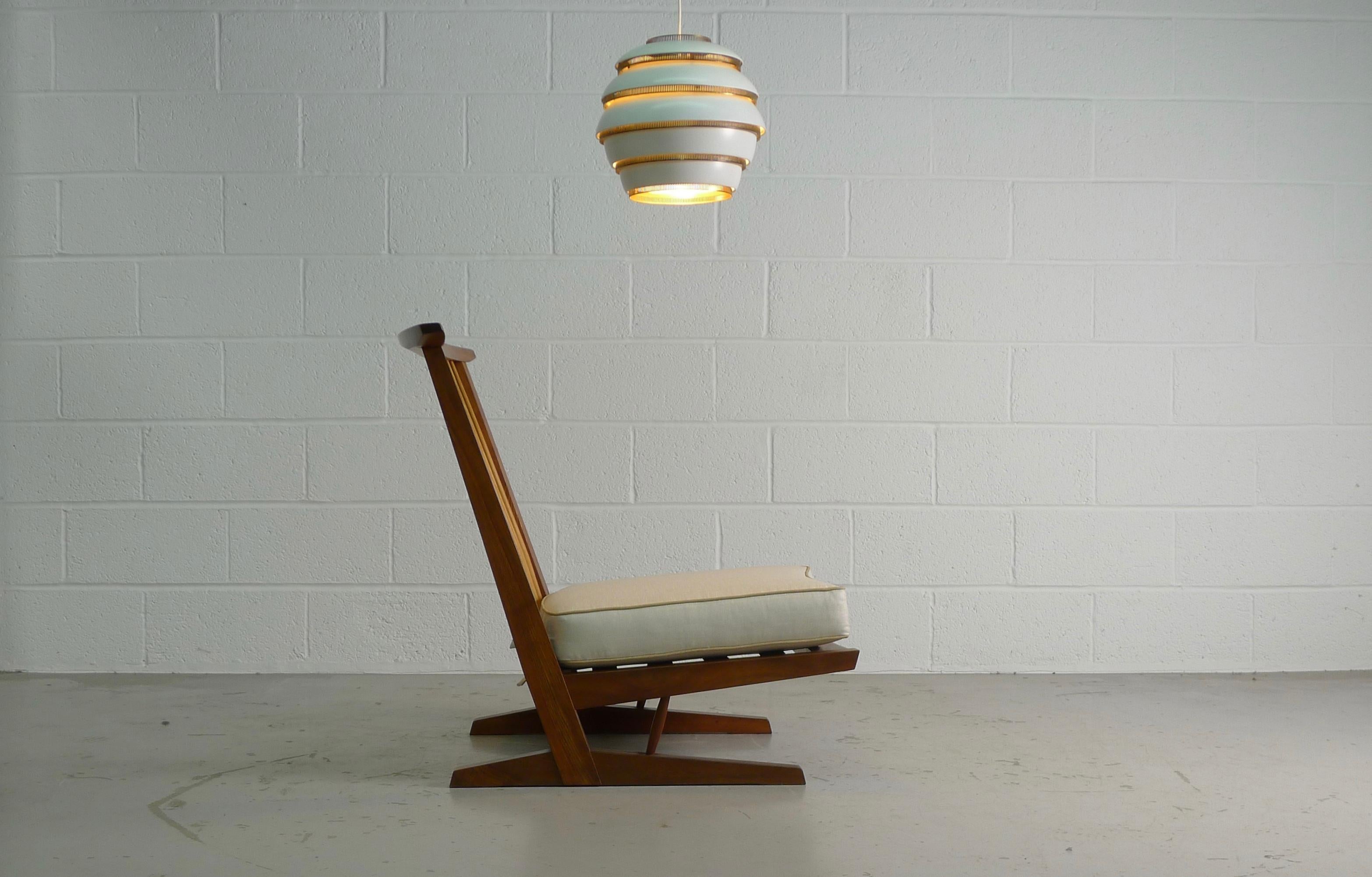 Mid-Century Modern George Nakashima, Conoid Lounge Chair