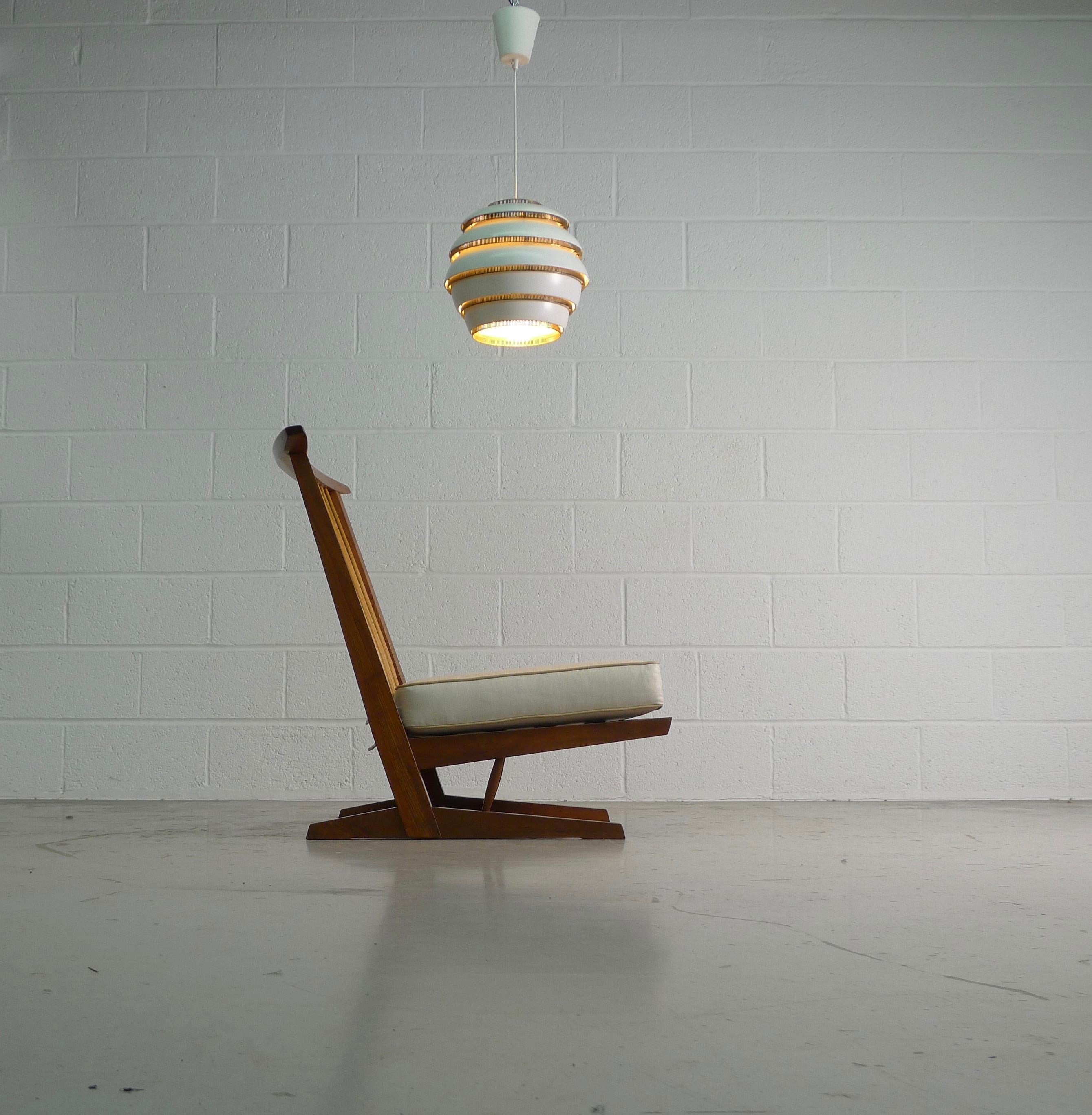 American George Nakashima, Conoid Lounge Chair