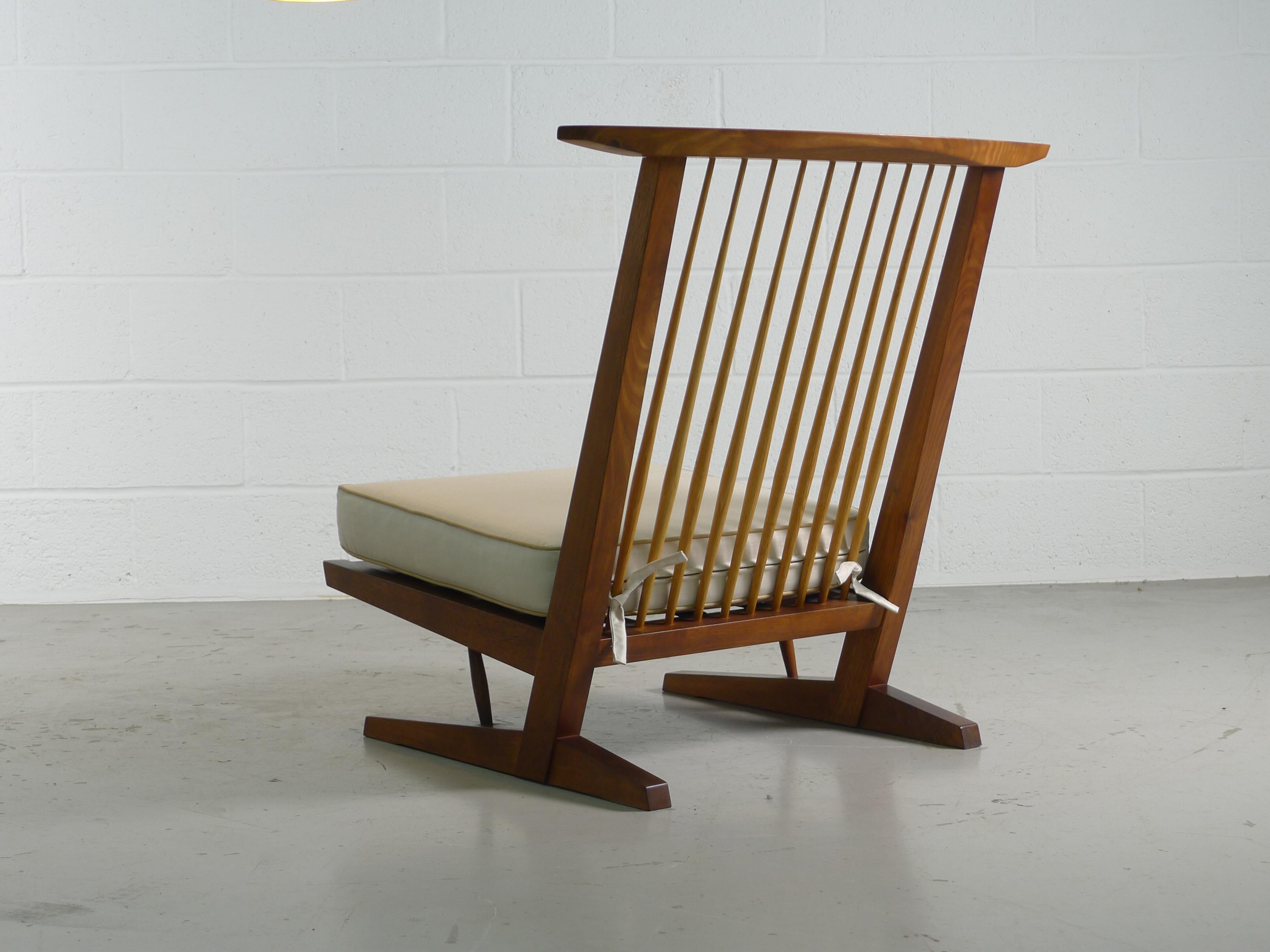 Late 20th Century George Nakashima, Conoid Lounge Chair