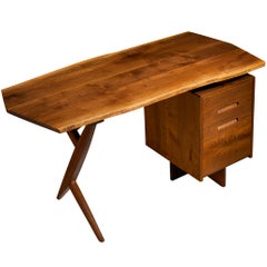 George Nakashima 'Conoid' Writing Desk in American Black Walnut