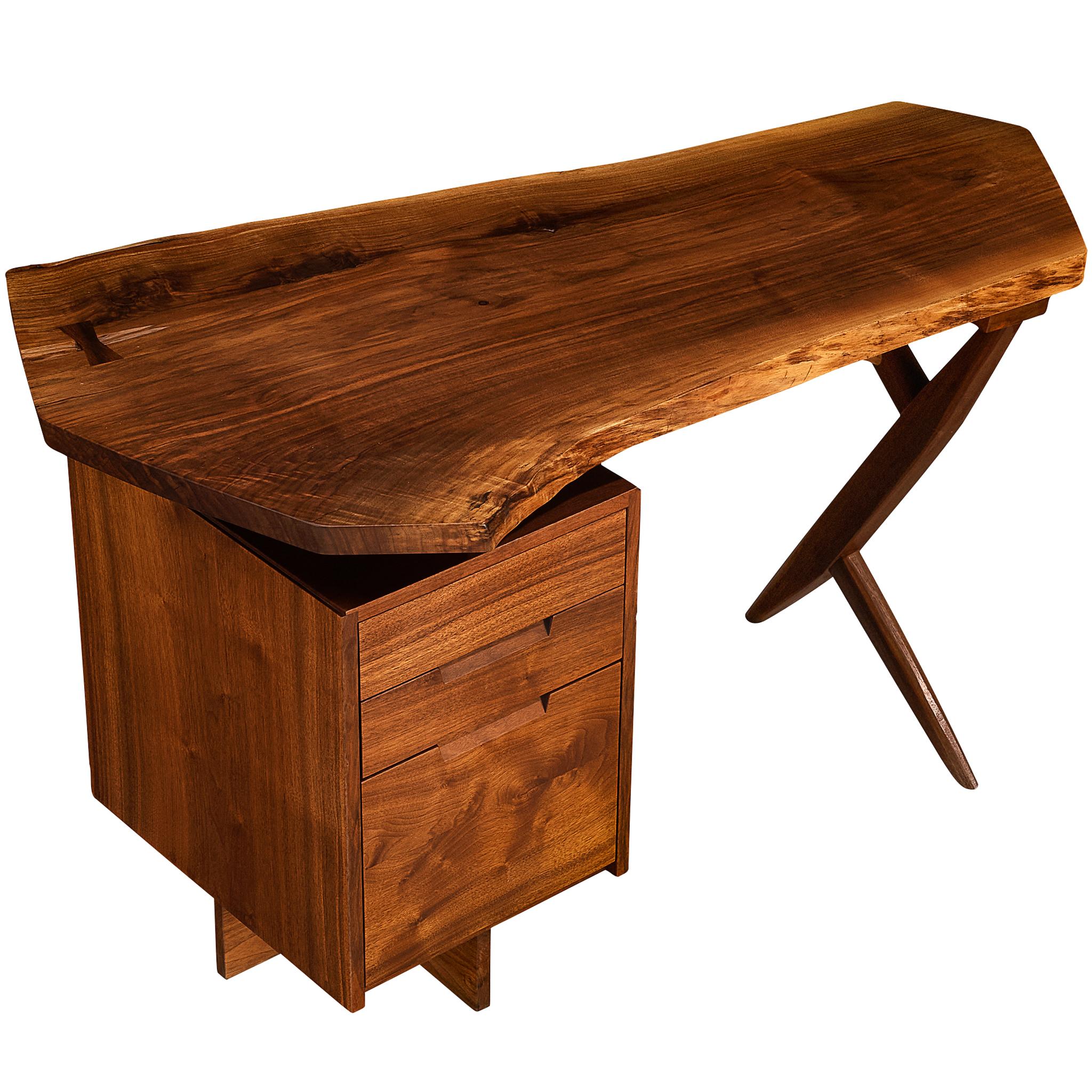 George Nakashima 'Conoid' Writing Desk in American Black Walnut For ...