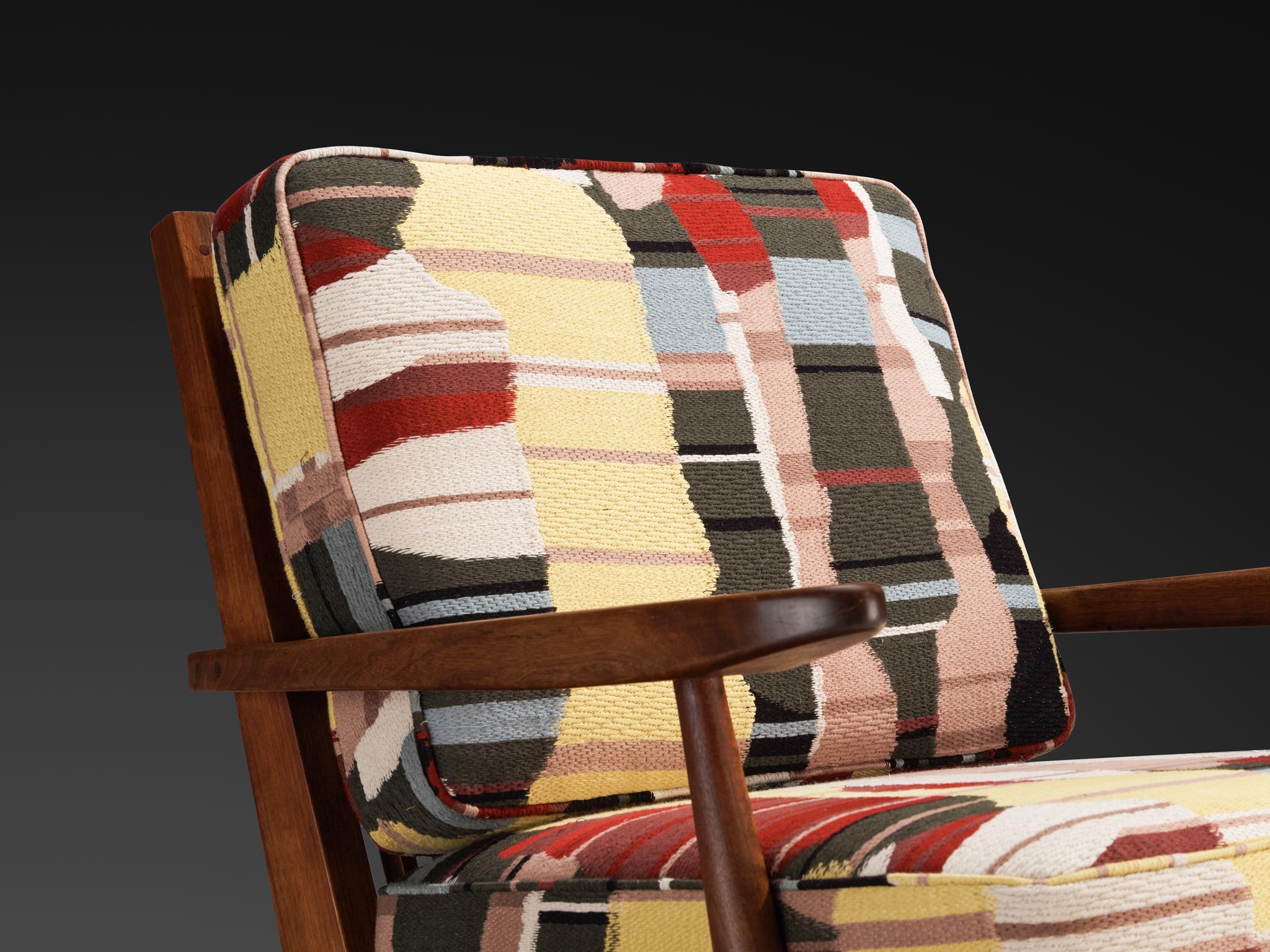 George Nakashima 'Cushion' Spindleback Lounge Chair and Ottoman in Walnut 4