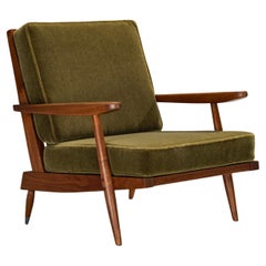 George Nakashima 'Cushion' Spindleback Lounge Chair in American Black Walnut