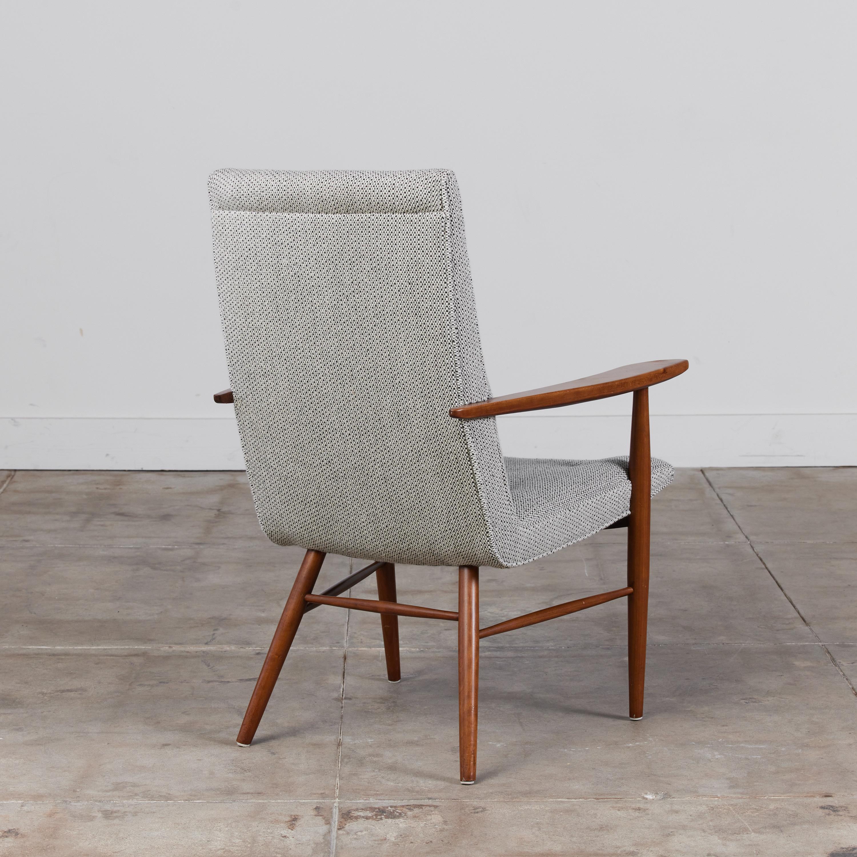 George Nakashima Dining Armchair for Widdicomb In Excellent Condition For Sale In Los Angeles, CA