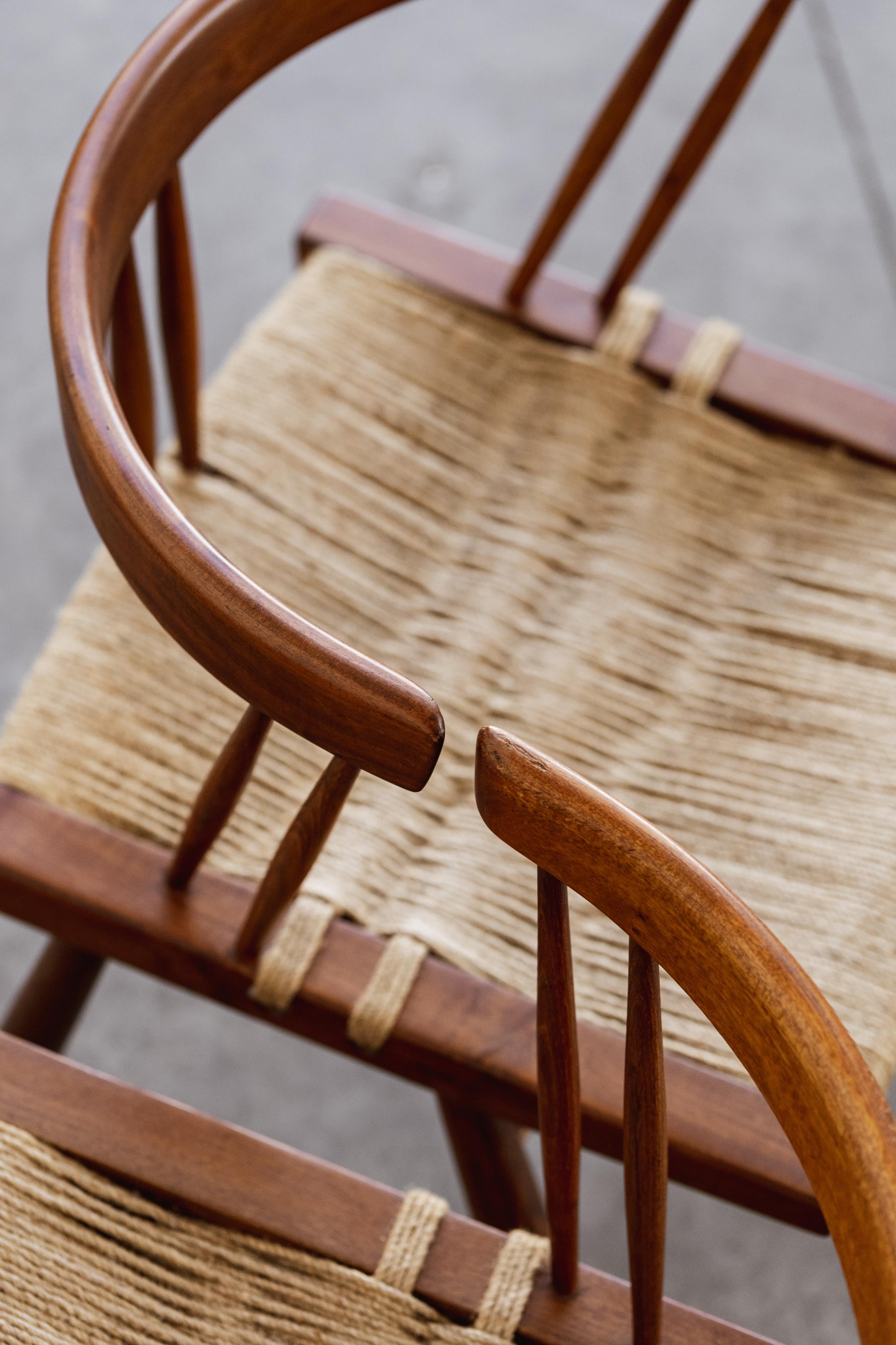 Mid-Century Modern George Nakashima Dining Chairs, 1947, Set of 2 For Sale