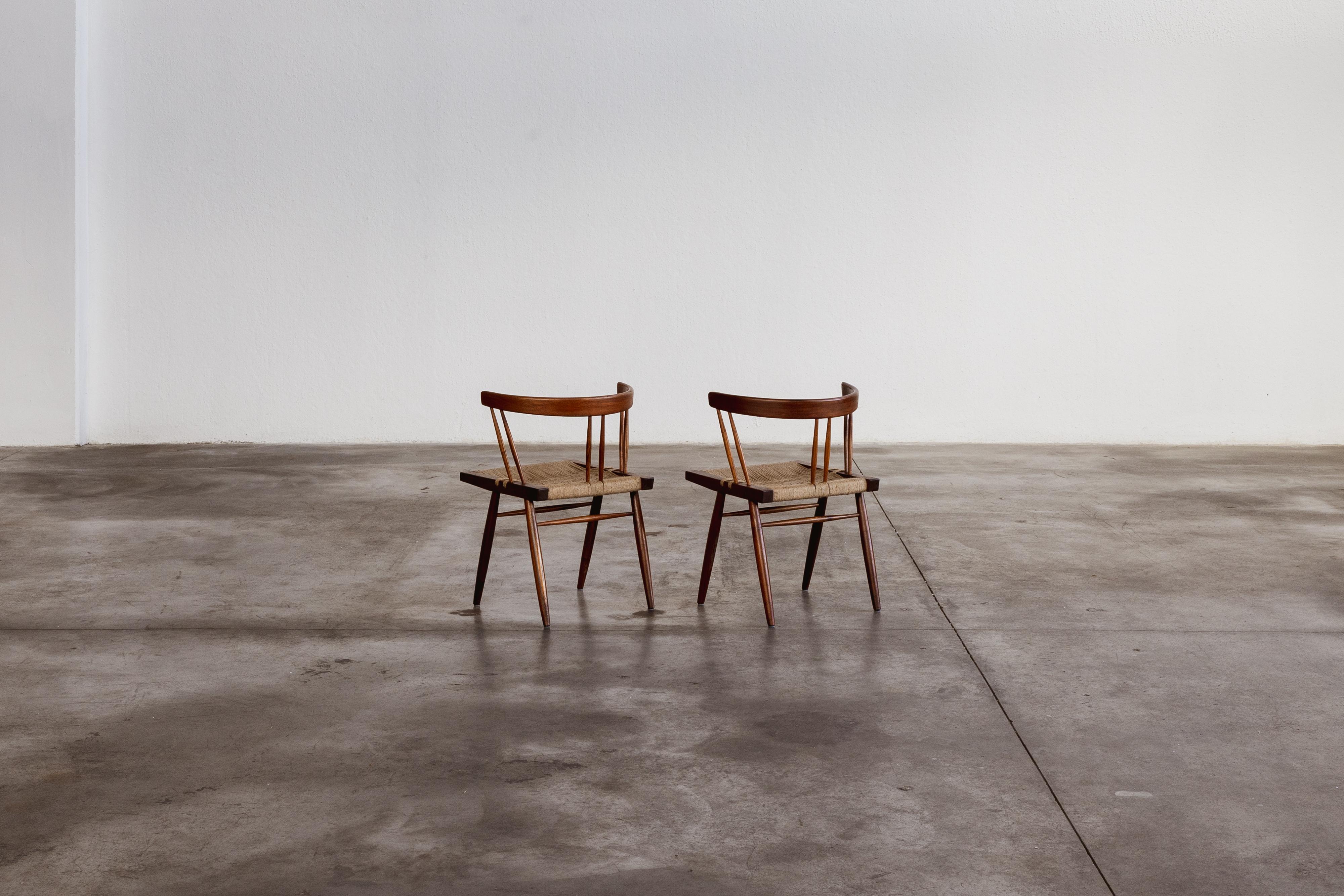 American George Nakashima Dining Chairs, 1947, Set of 2 For Sale