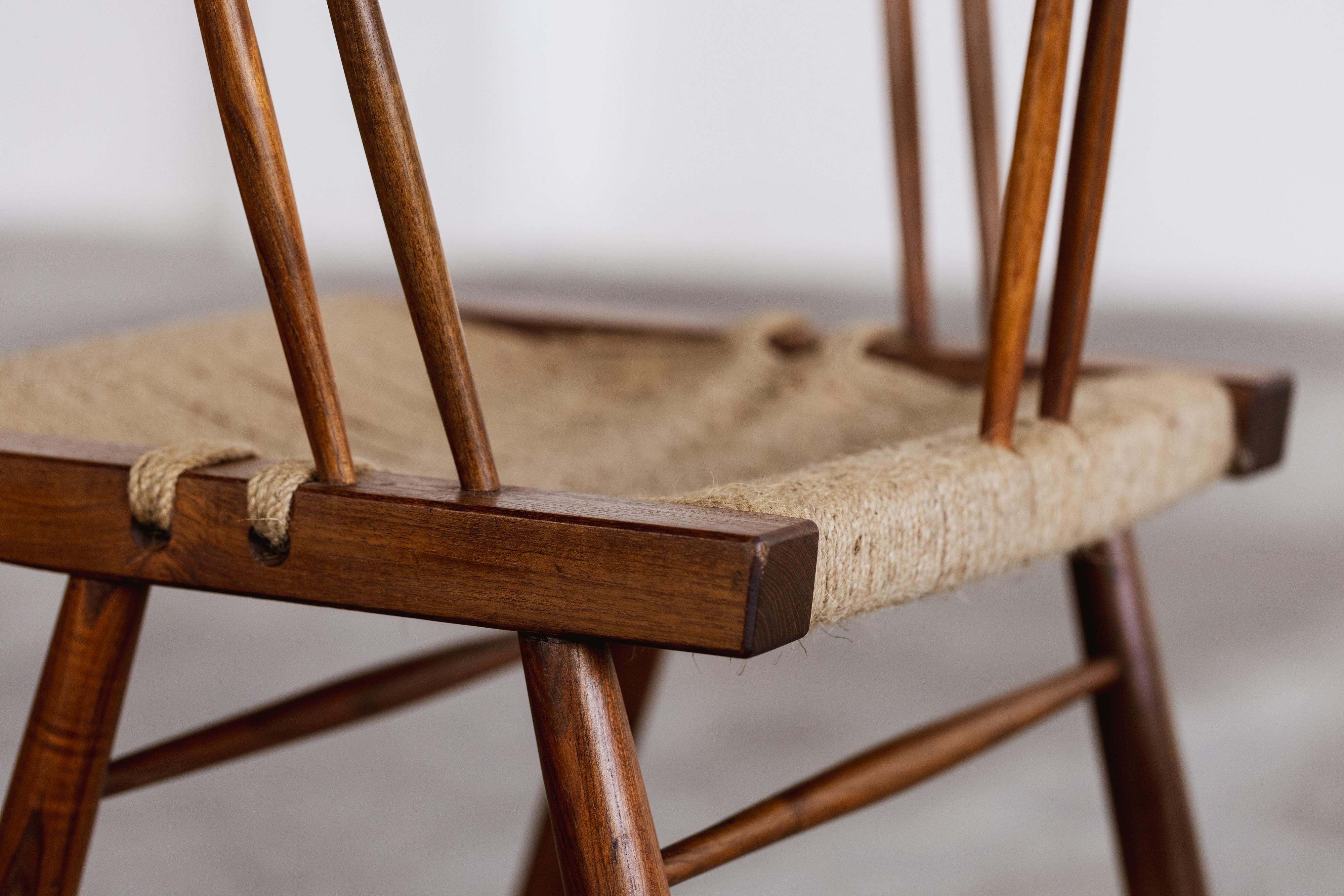 Walnut George Nakashima Dining Chairs, 1947, Set of 2 For Sale