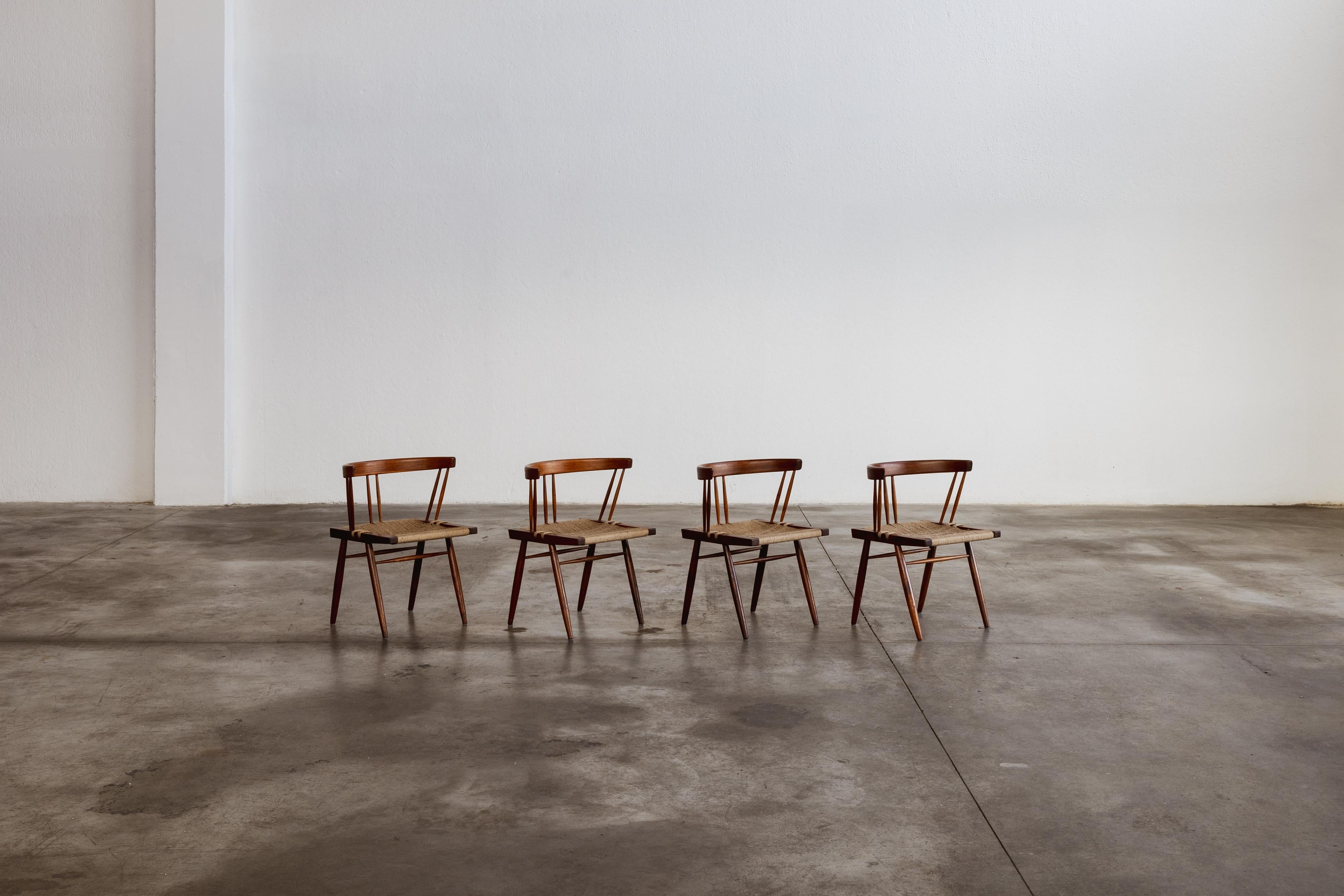 George Nakashima Dining Chairs, 1947, Set of 4 For Sale 3