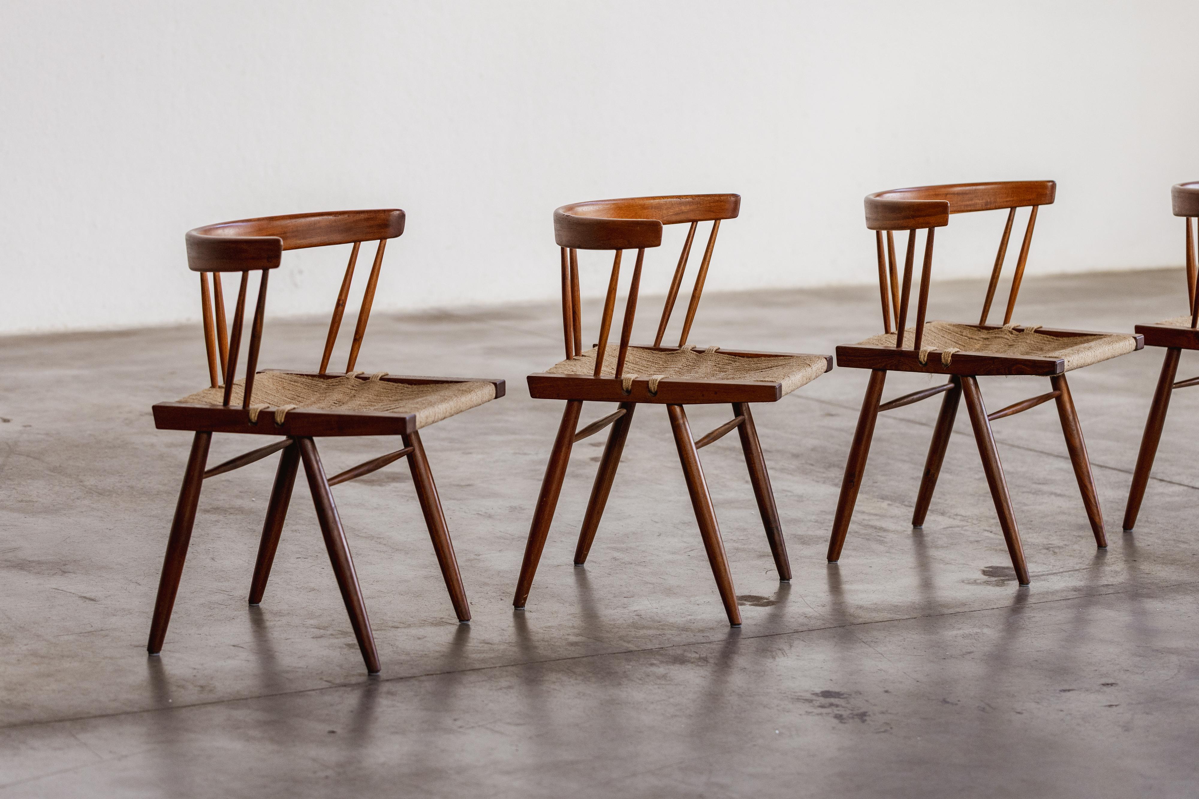 George Nakashima Dining Chairs, 1947, Set of 4 For Sale 5