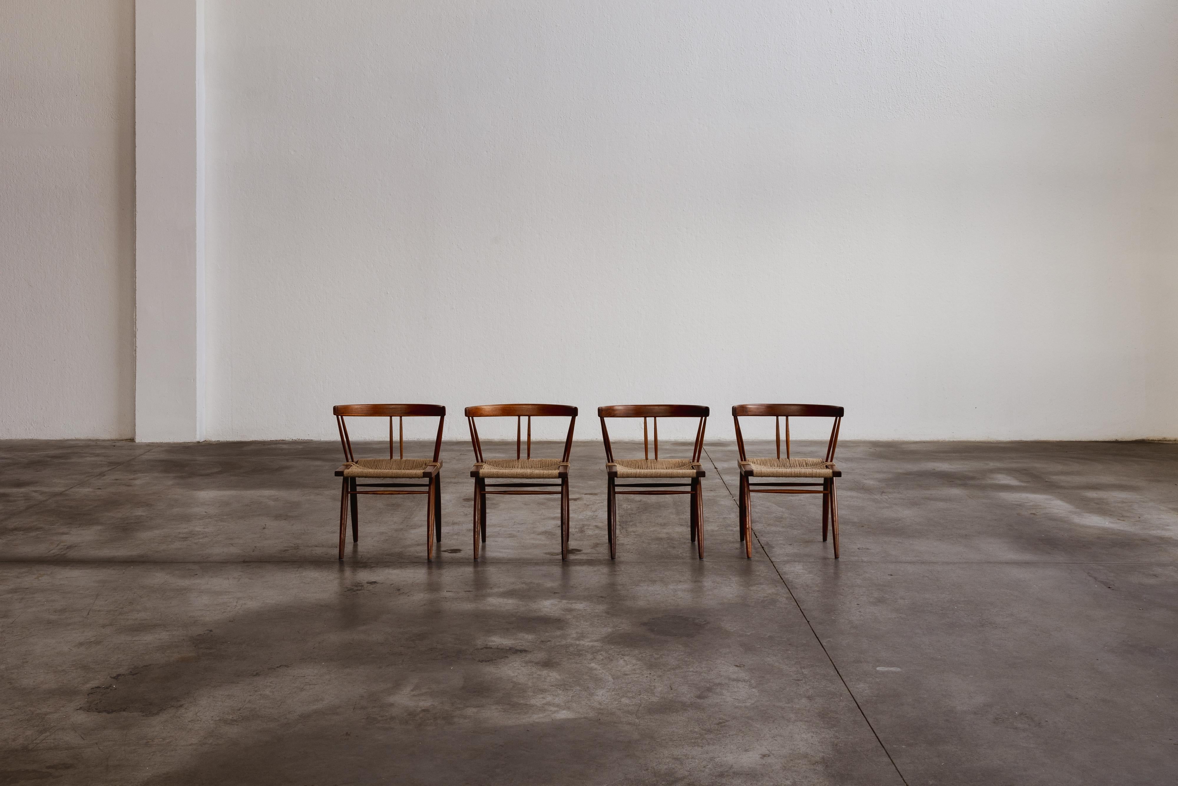 George Nakashima Dining Chairs, 1947, Set of 4 For Sale 1