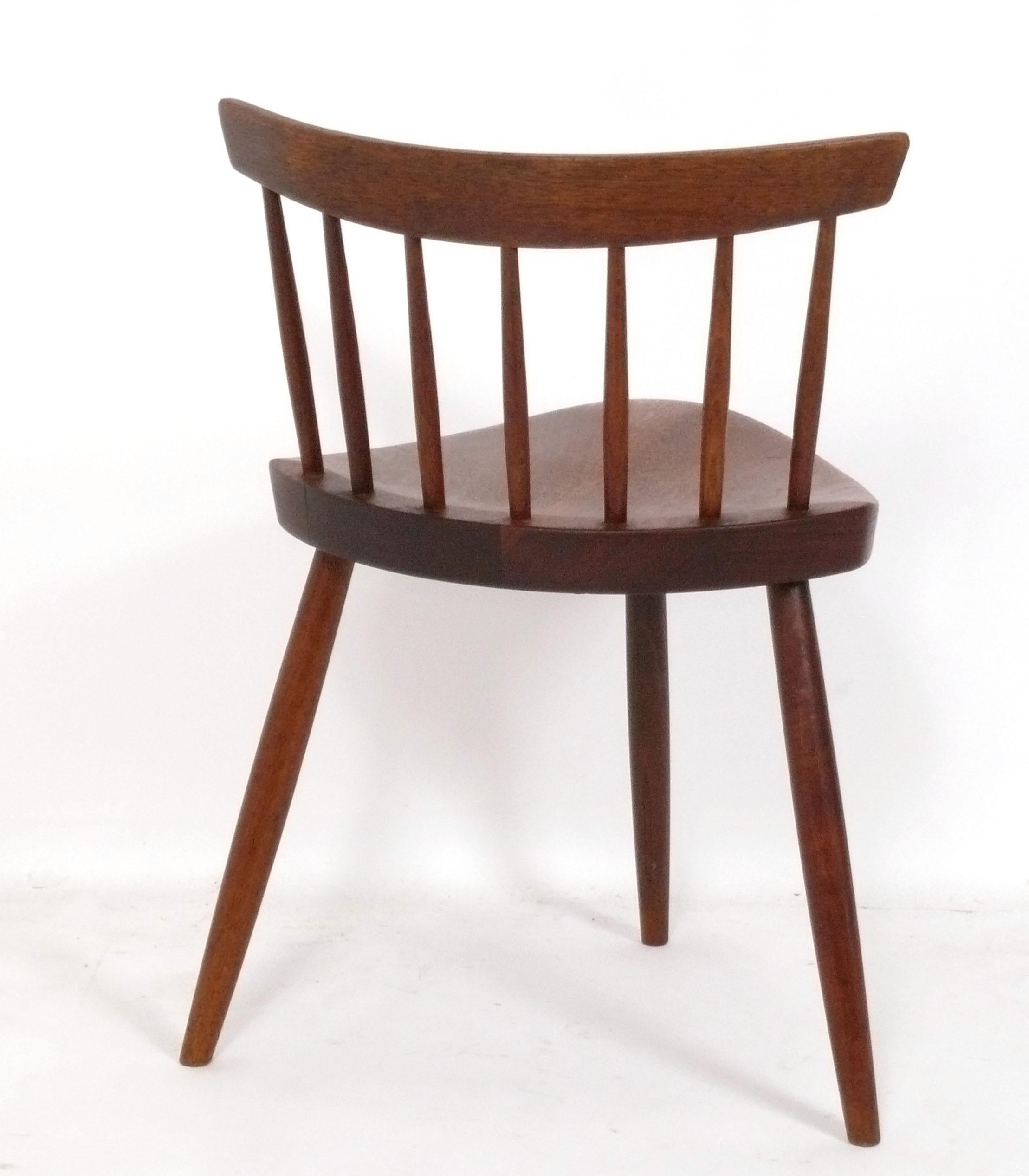 George Nakashima Chaise de salle à manger ou de bureau Mira Model No. Bon état - En vente à Atlanta, GA