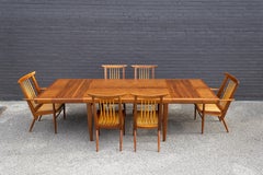 George Nakashima Dining Table & Chairs Widdicomb Origins Collection 1959