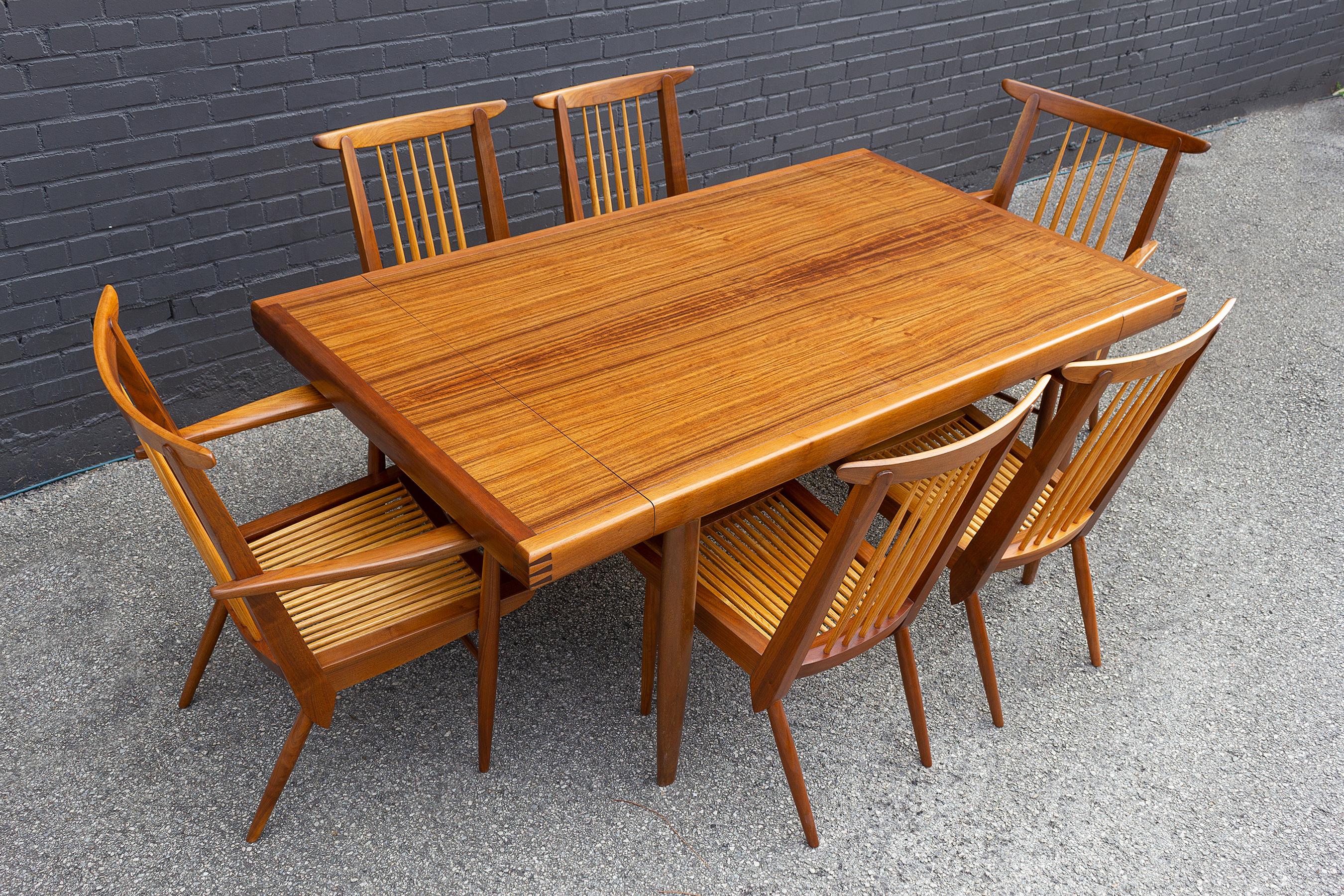 American George Nakashima Dining Table & Chairs Widdicomb Origins Collection 1959