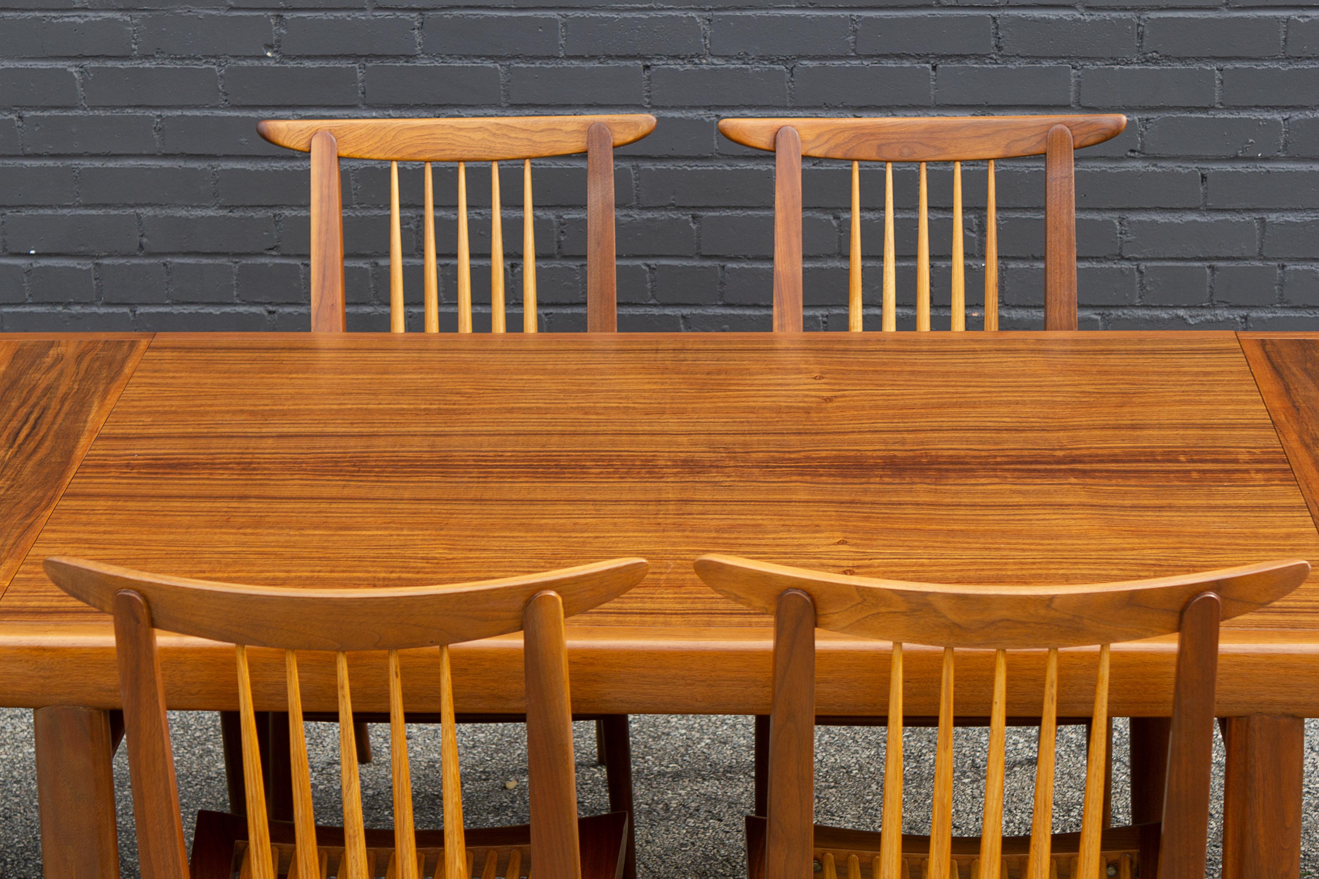 George Nakashima Dining Table & Chairs Widdicomb Origins Collection 1959 1