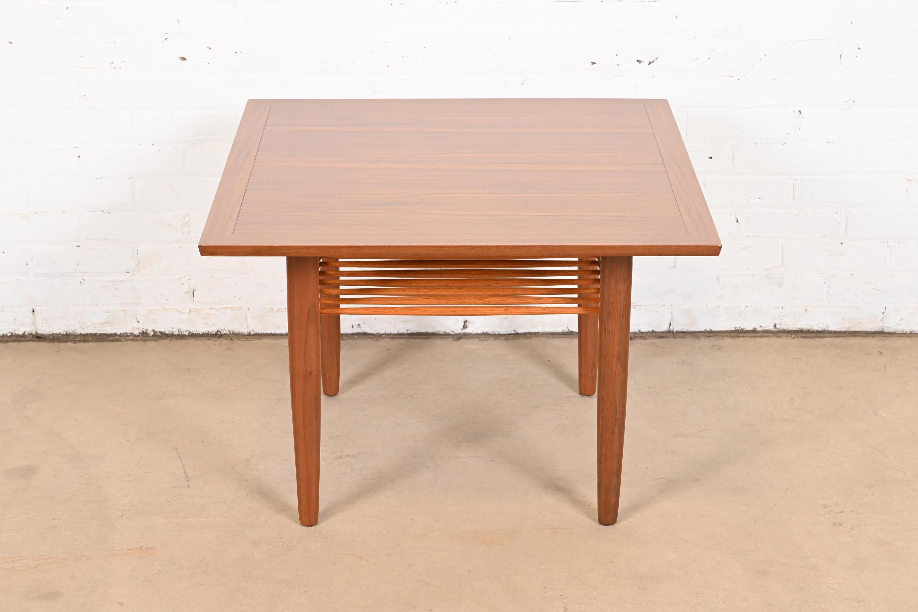 American George Nakashima East Indian Laurel Wood Side Table or Cocktail Table, Restored For Sale