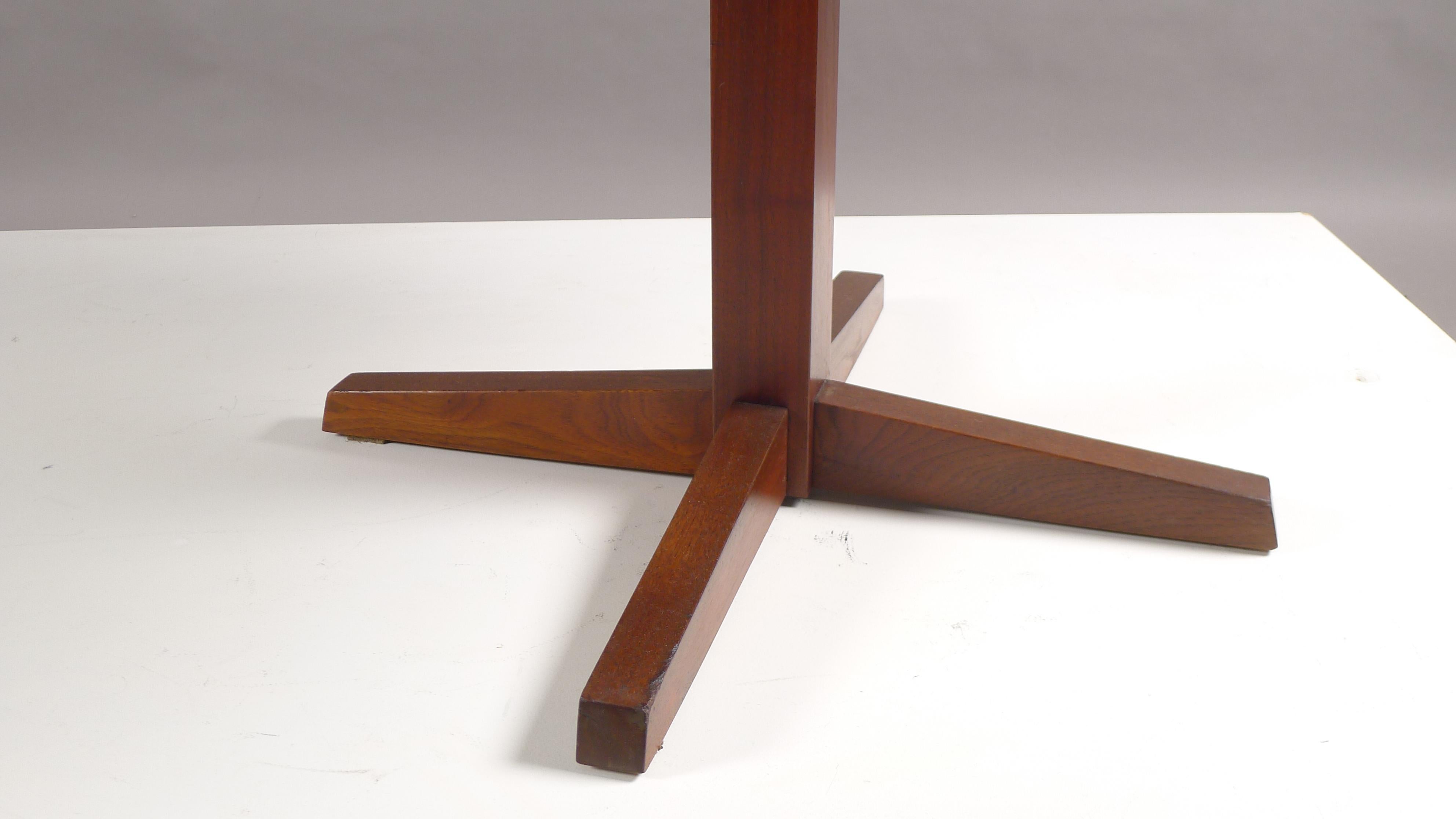 Mid-Century Modern George Nakashima, End Table, 1960, Sold with Paperwork, Single Slab Top
