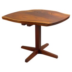 George Nakashima, End Table, 1960, Sold with Paperwork, Single Slab Top