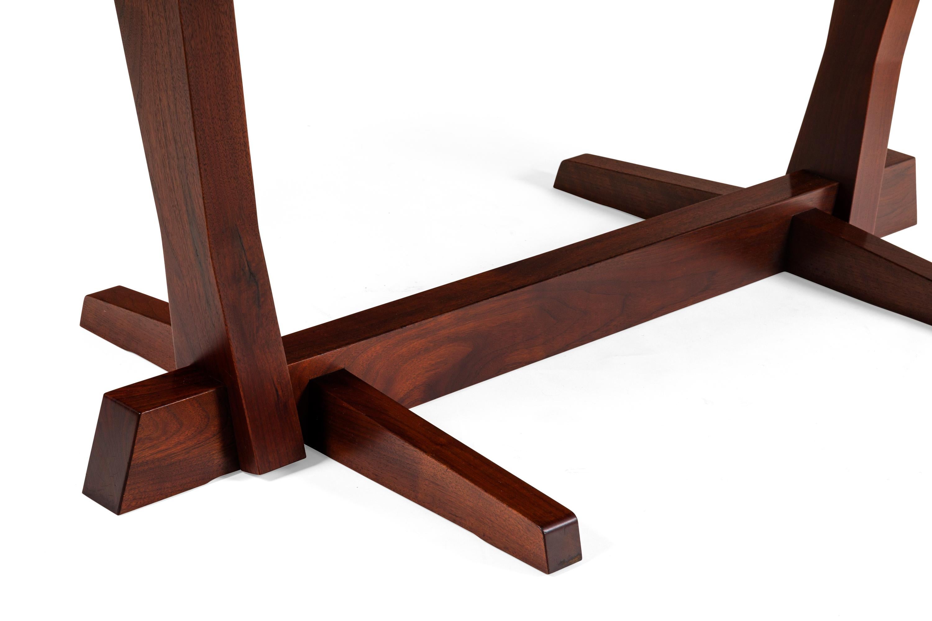 George Nakashima Fine Walnut & Rosewood Conoid Dining Room Table, USA 1965 In Good Condition In New York, NY