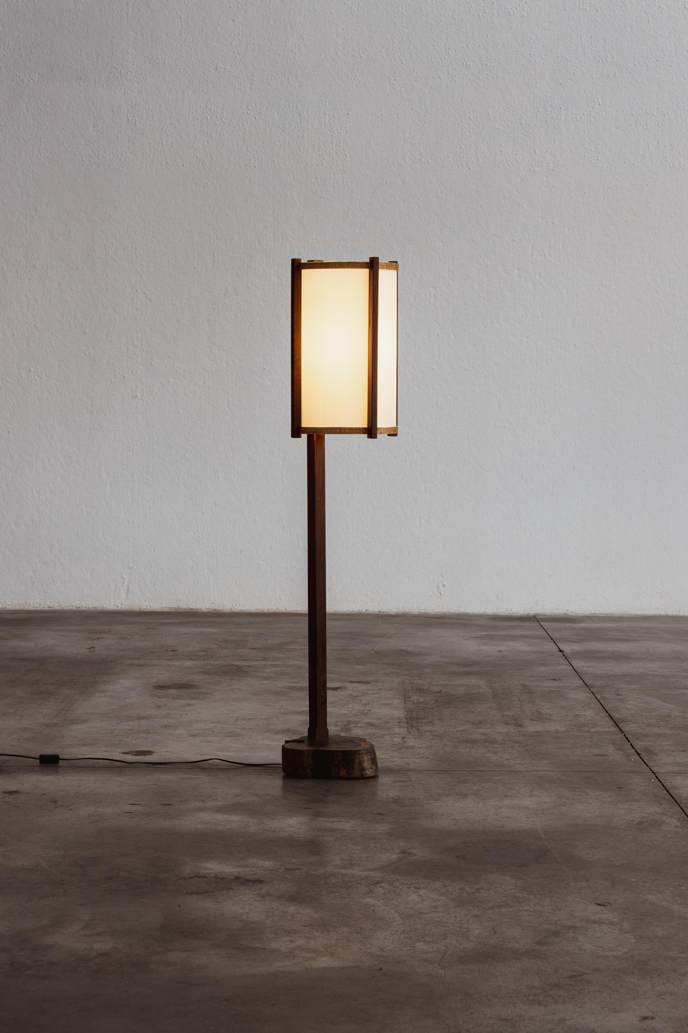 George Nakashima Floor Lamp, 1961 For Sale 3
