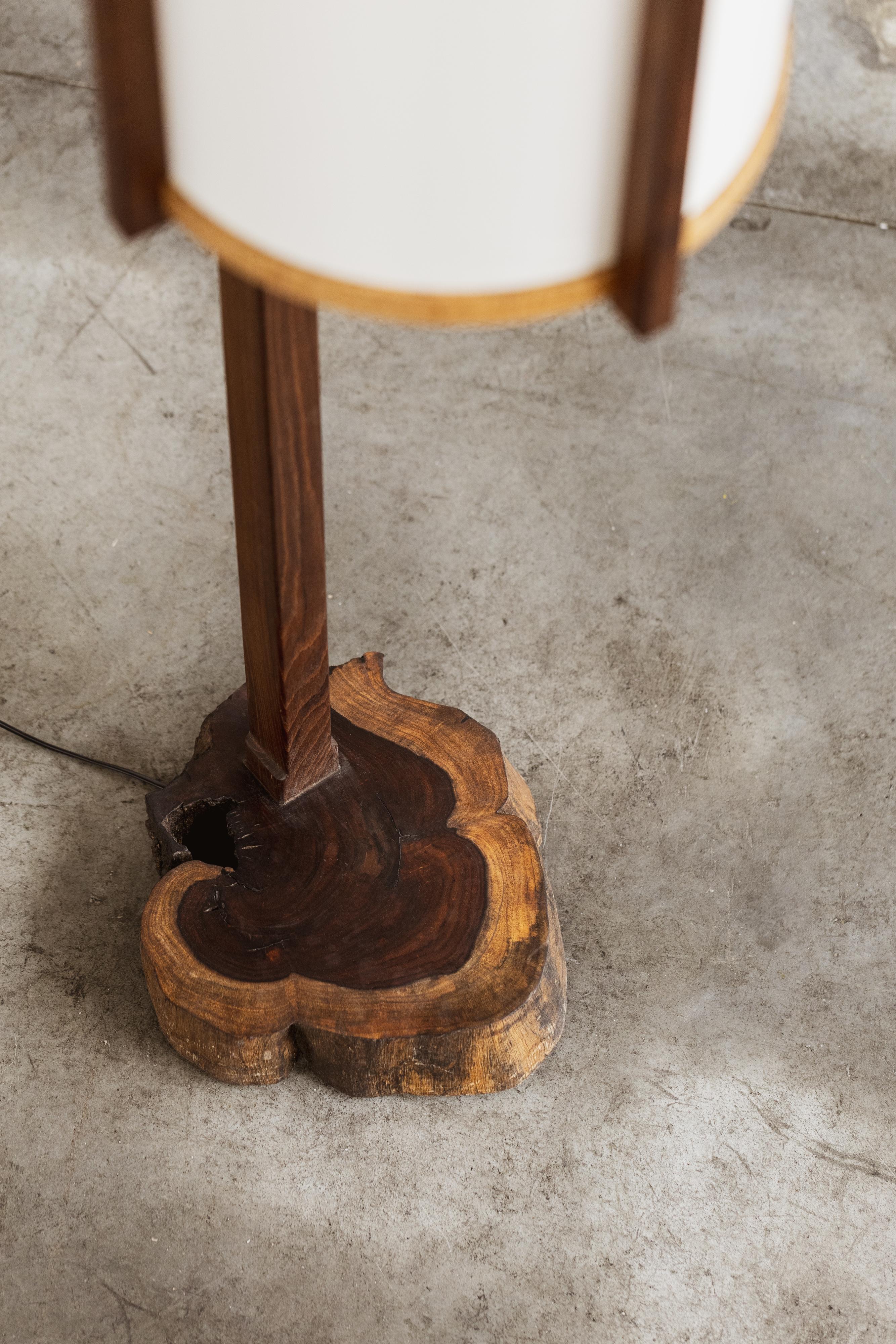 George Nakashima Floor Lamp, 1961 For Sale 5