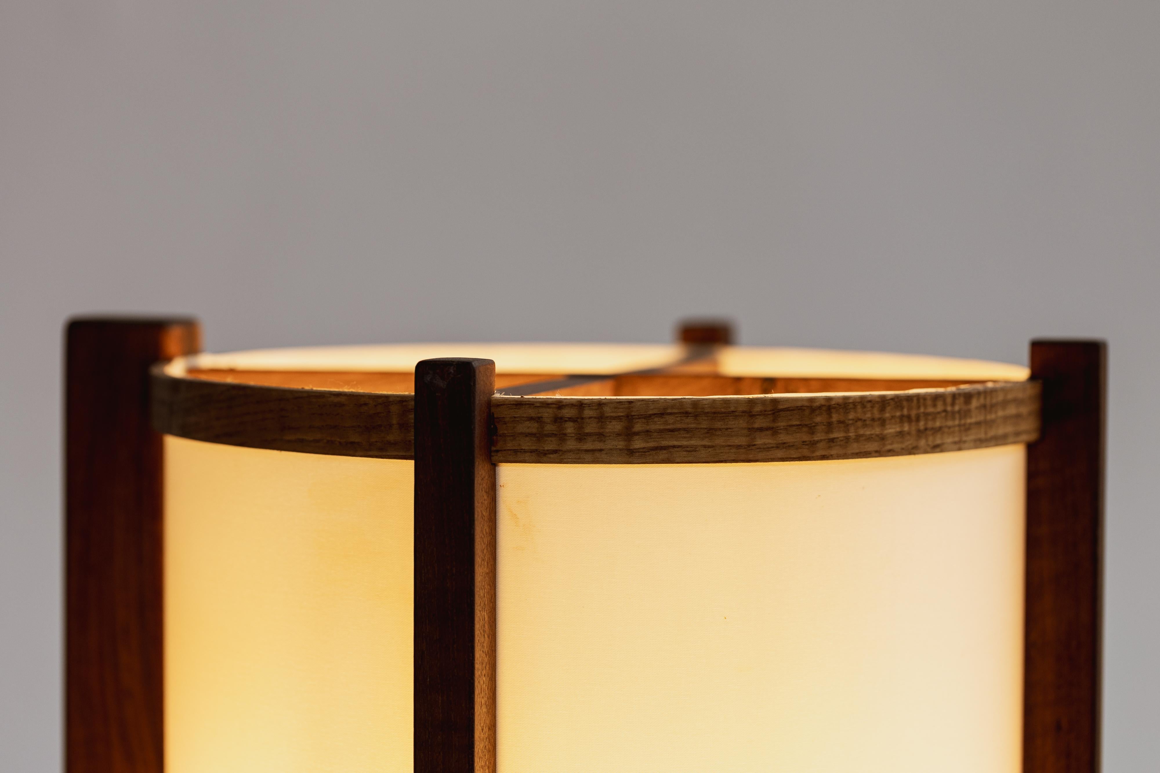 American George Nakashima Floor Lamp, 1961 For Sale
