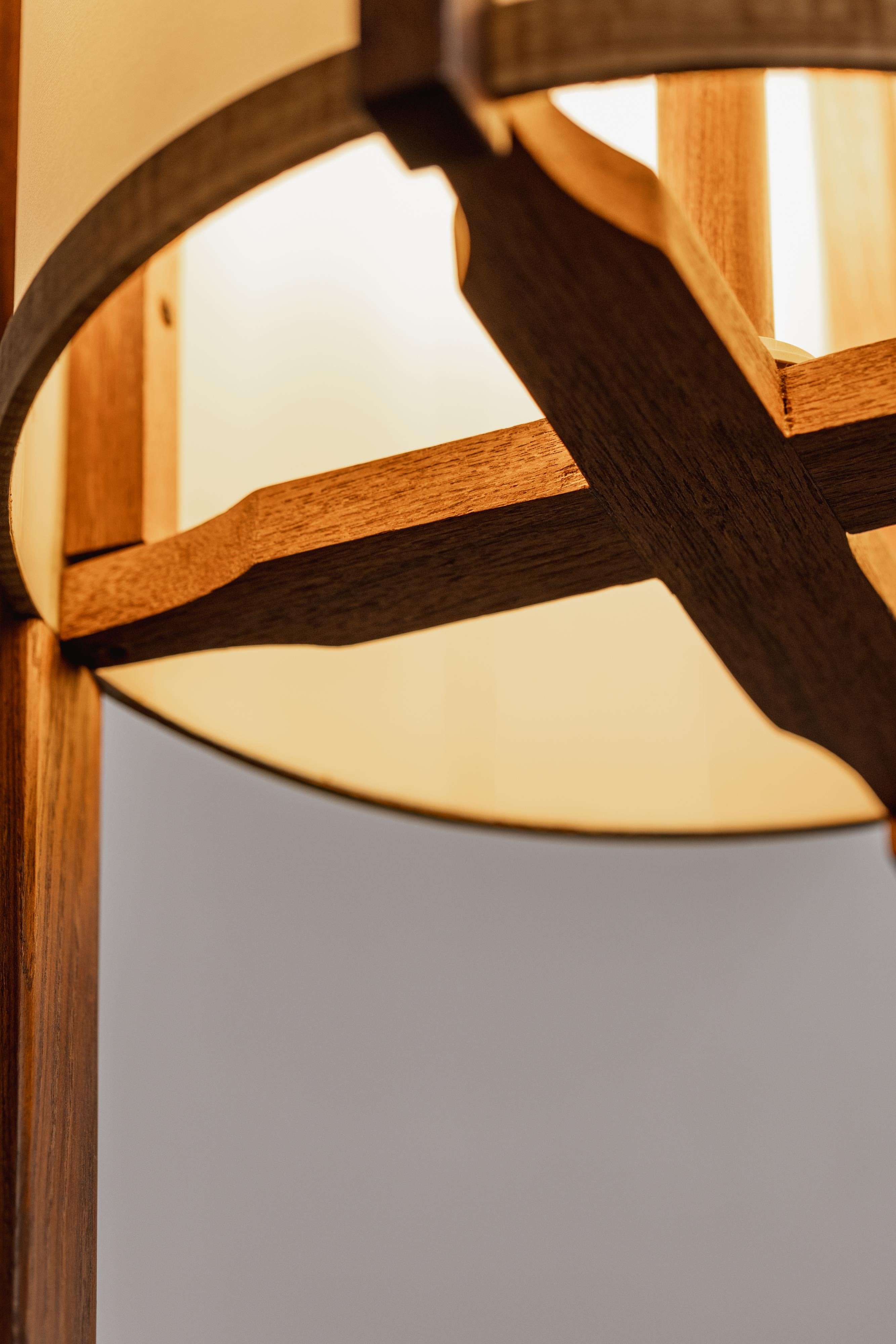 George Nakashima Floor Lamp, 1961 For Sale 2