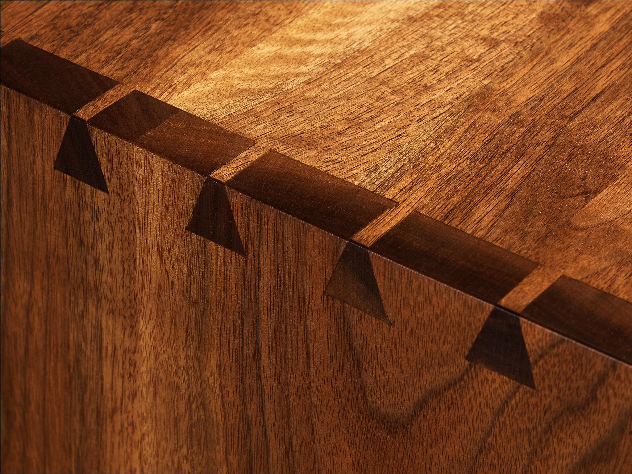 American George Nakashima for George Nakashima Studio Double Chest of Drawers in Walnut For Sale