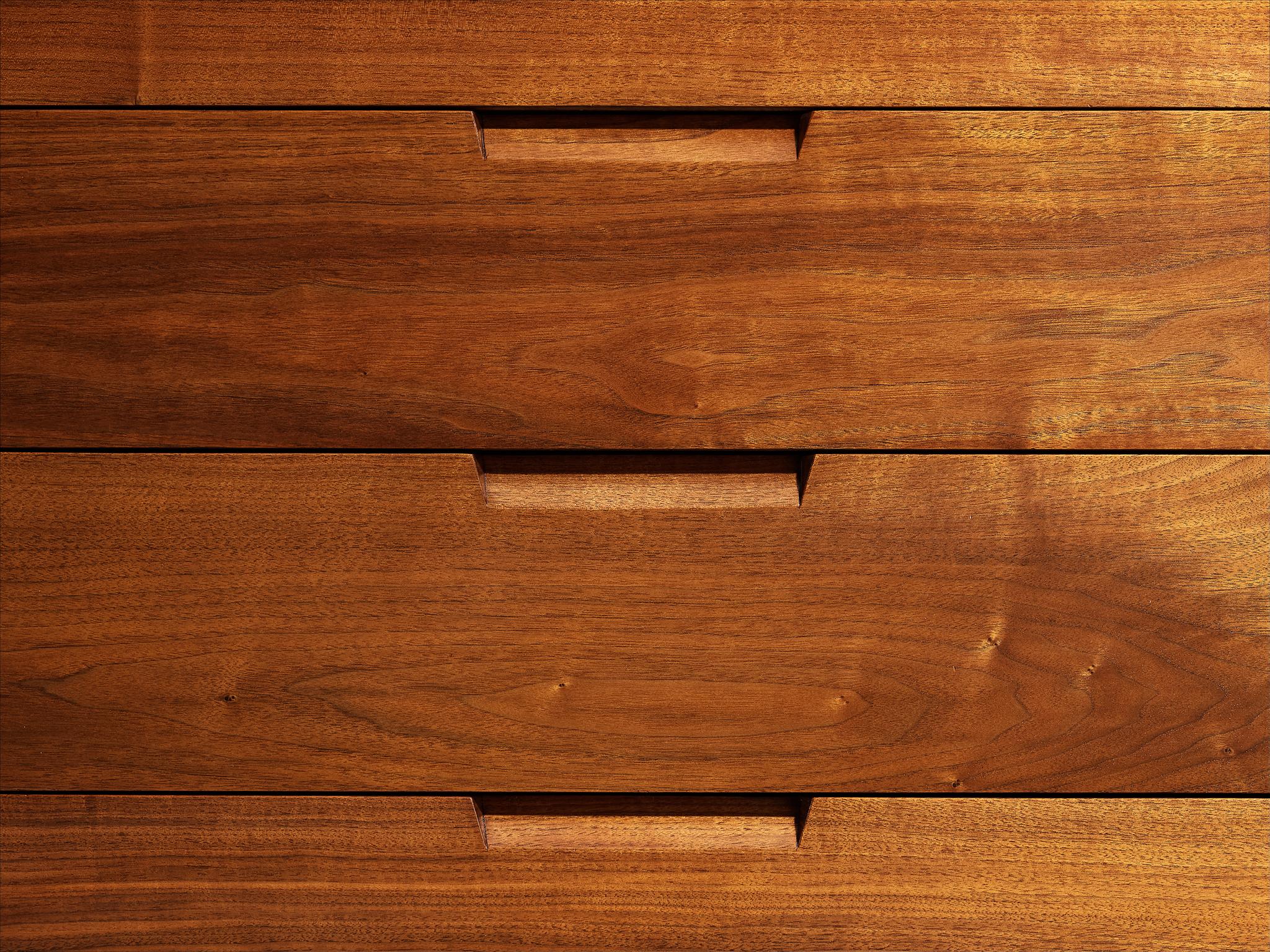 Late 20th Century George Nakashima for George Nakashima Studio Double Chest of Drawers in Walnut For Sale