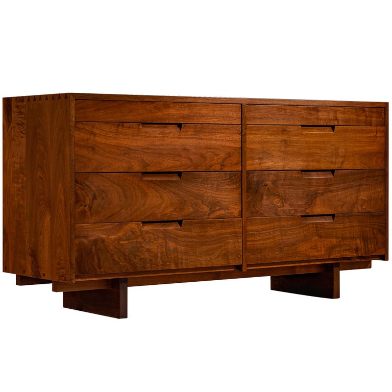 George Nakashima for George Nakashima Studio Double Chest of Drawers in Walnut