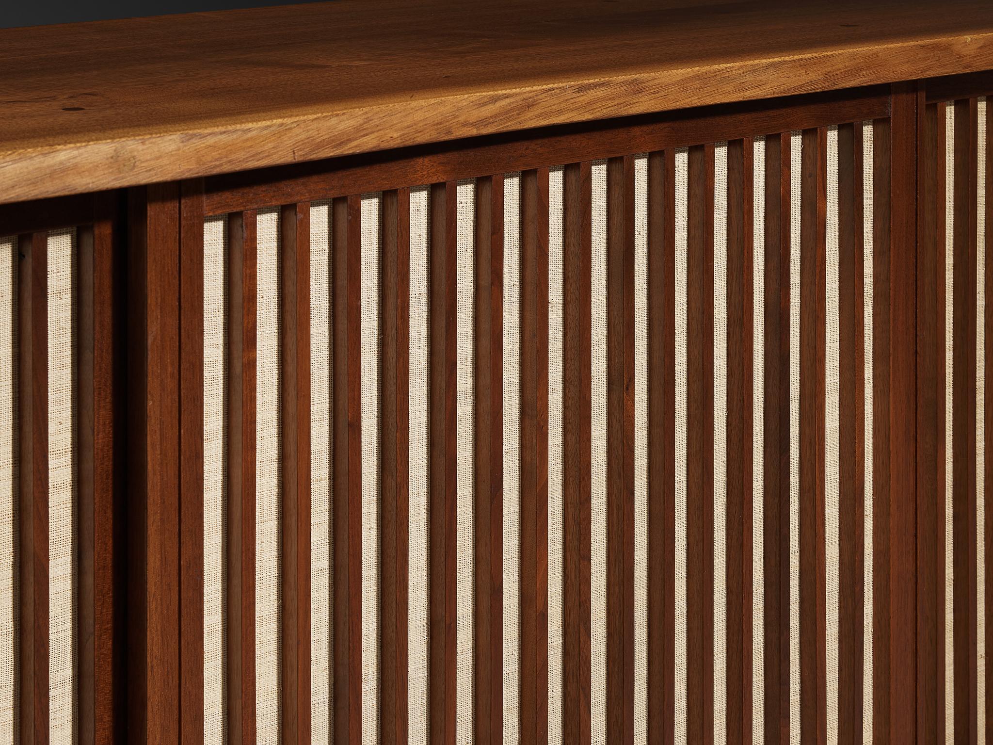 George Nakashima for George Nakashima Studio Triple Sliding Door Cabinet For Sale 6