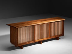 George Nakashima for George Nakashima Studio Triple Sliding Door Cabinet