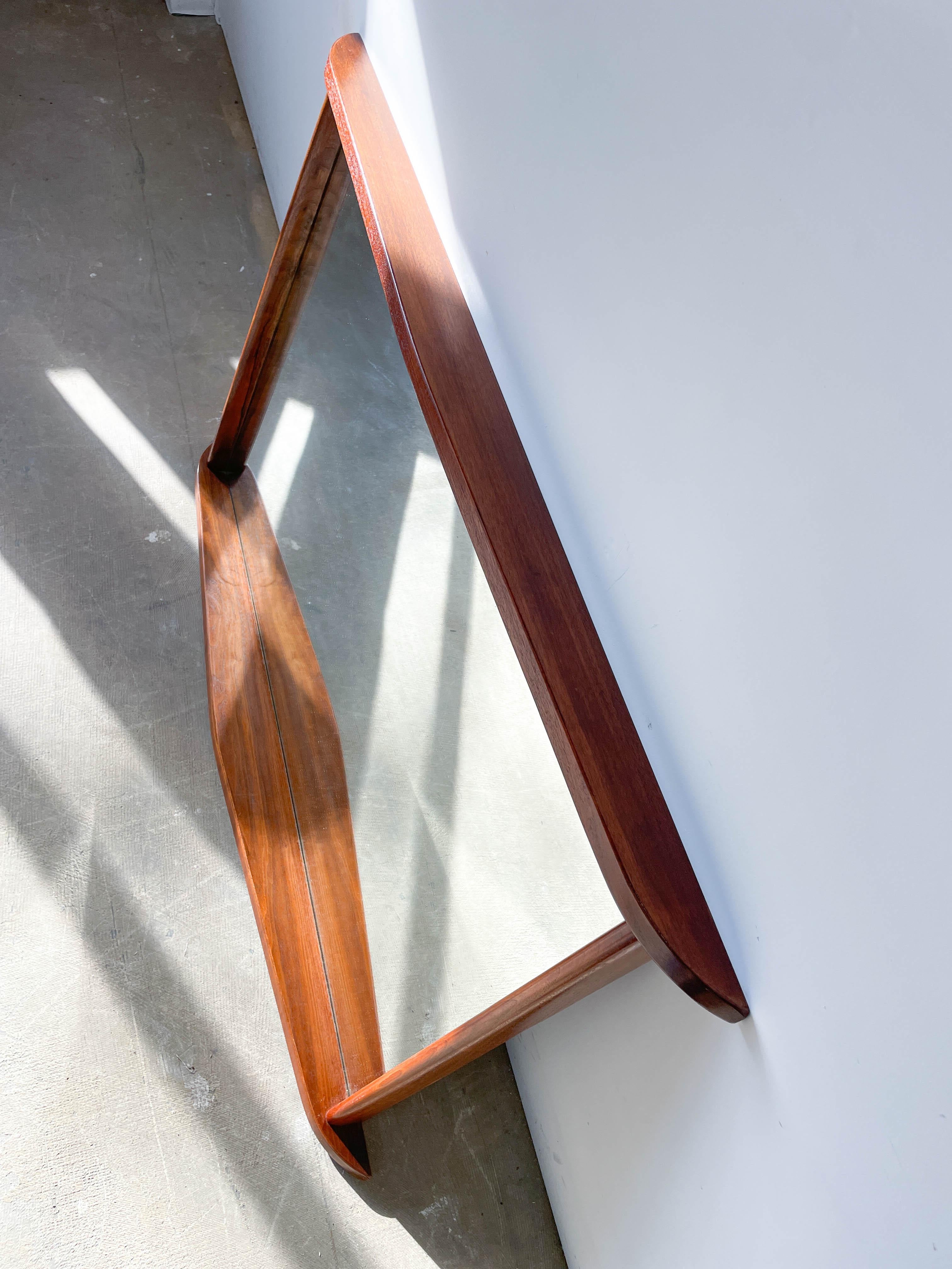 20th Century George Nakashima for Widdicomb attributed mirror For Sale