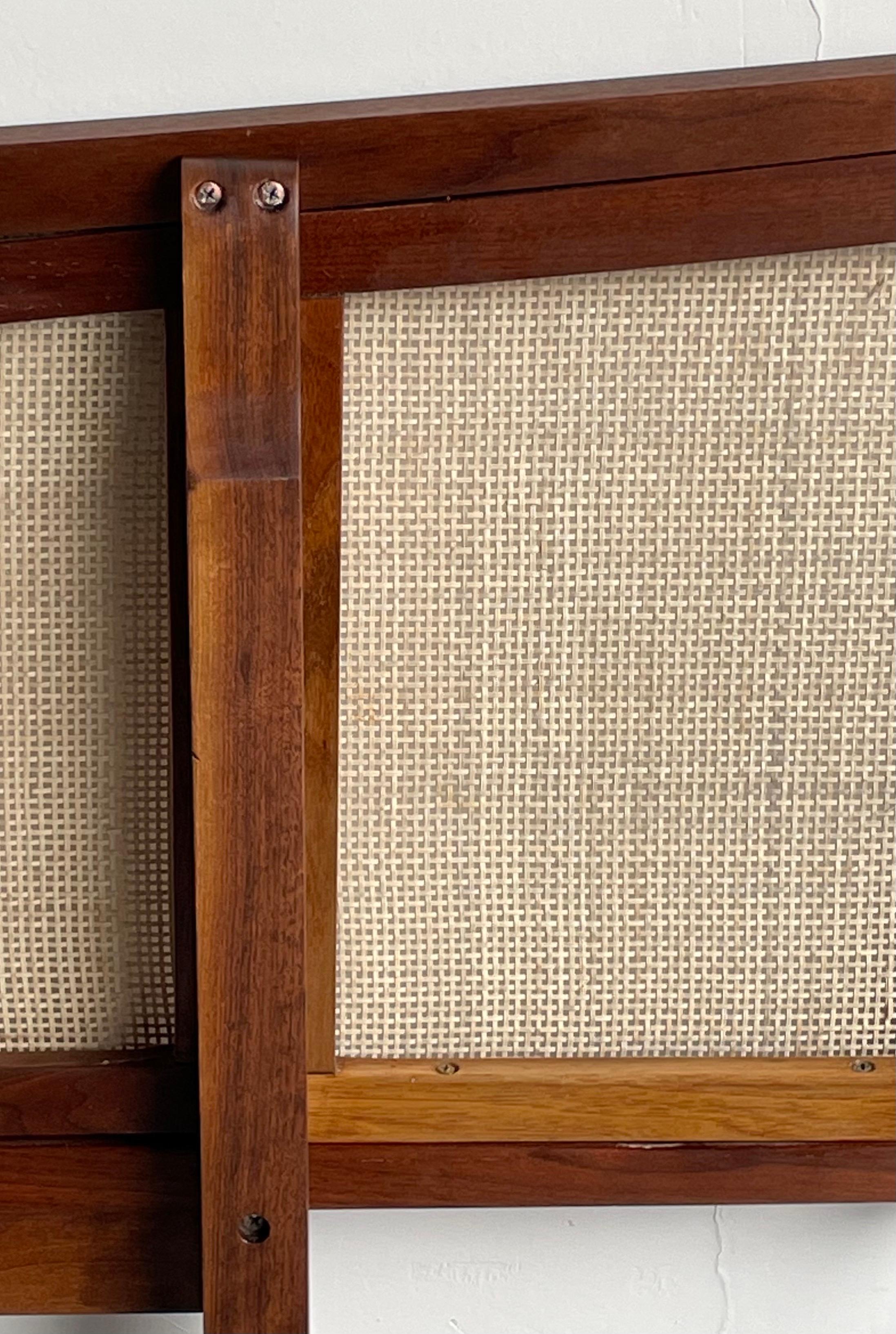 Cane George Nakashima for Widdicomb King Size Headboard
