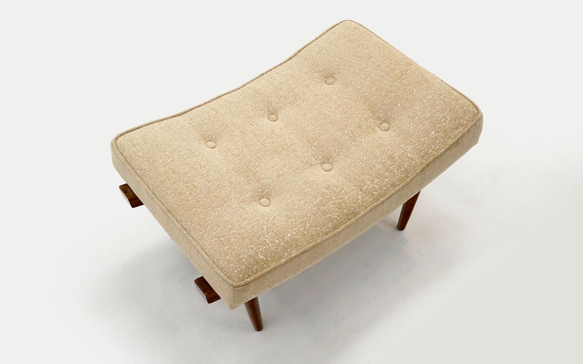 American George Nakashima for Widdicomb Low / Vanity Stool / Ottoman, Completely Original