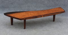 George Nakashima for Widdicomb Model 200-66w "Sundra" Coffee Table Rosewood/Burl