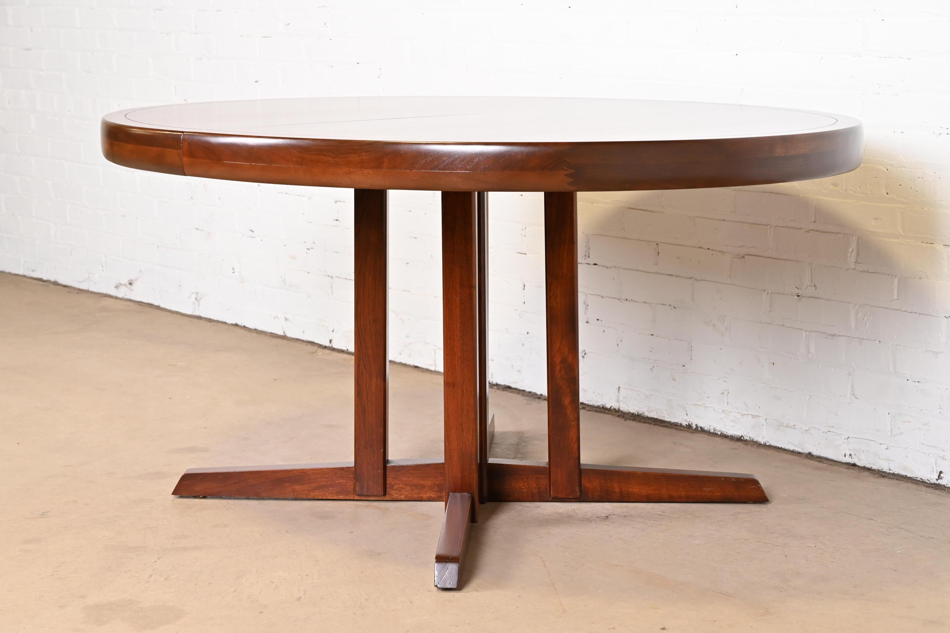 George Nakashima for Widdicomb Origins Collection Sculpted Walnut Dining Table 7