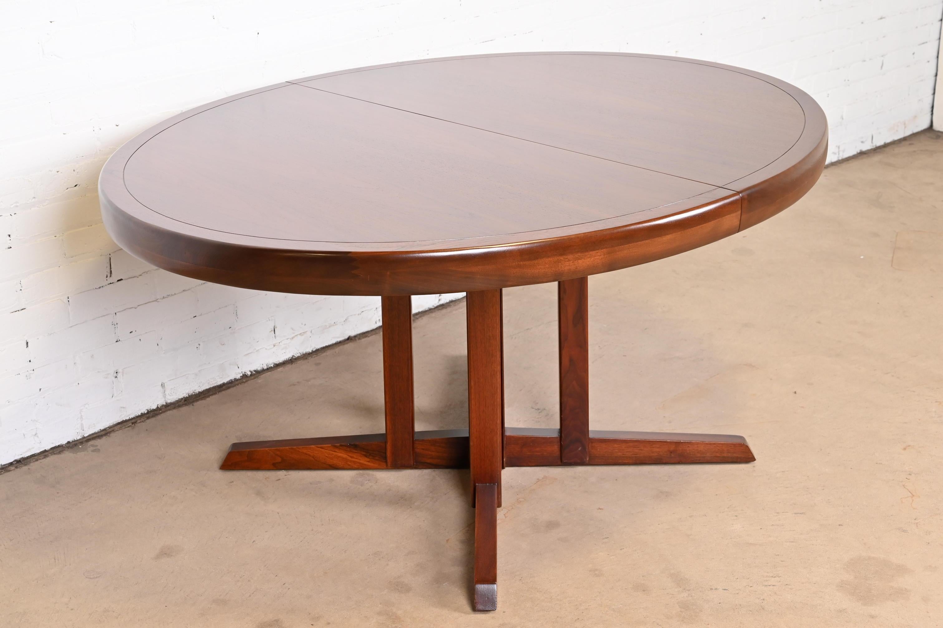 George Nakashima for Widdicomb Origins Collection Sculpted Walnut Dining Table 8