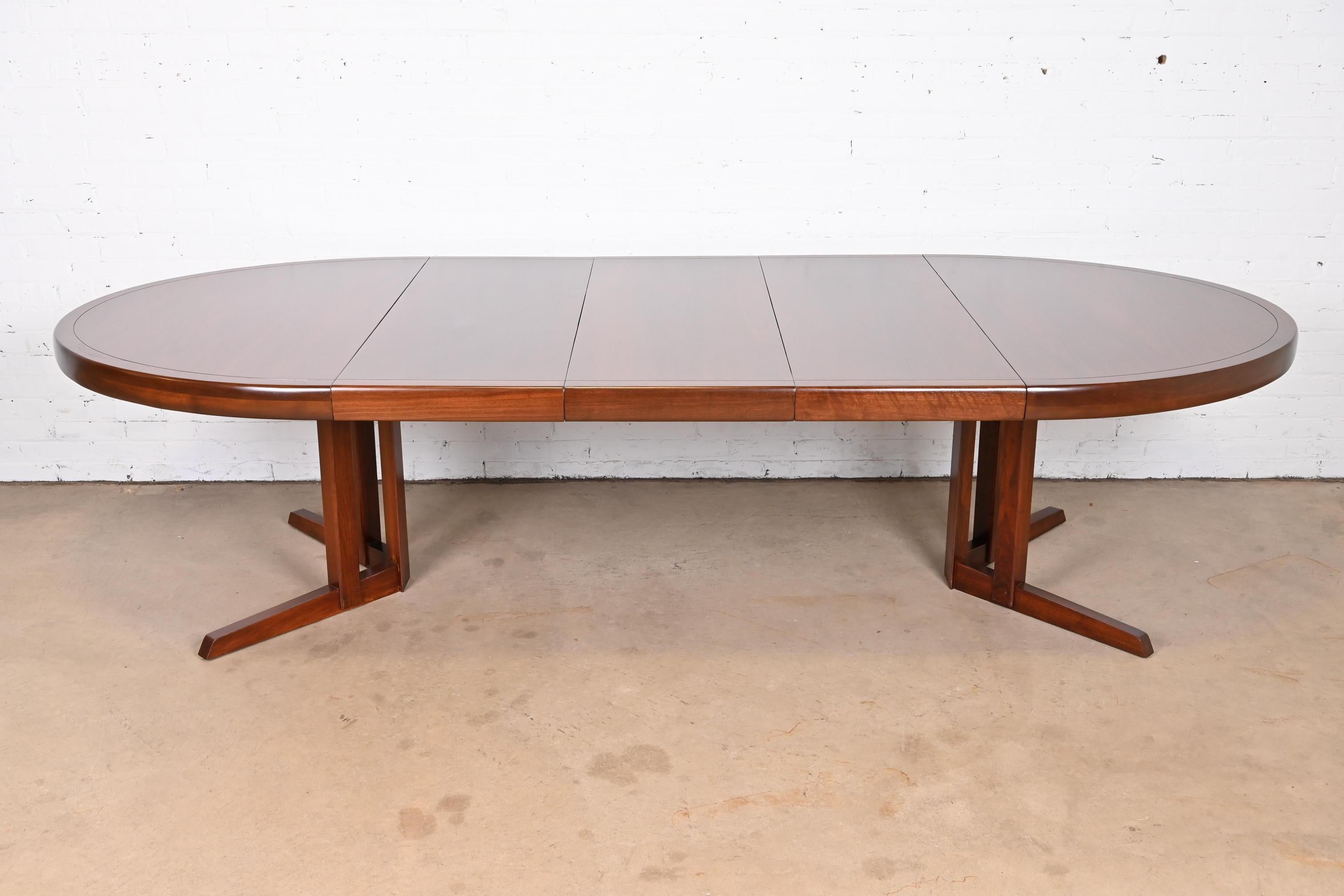 American George Nakashima for Widdicomb Origins Collection Sculpted Walnut Dining Table