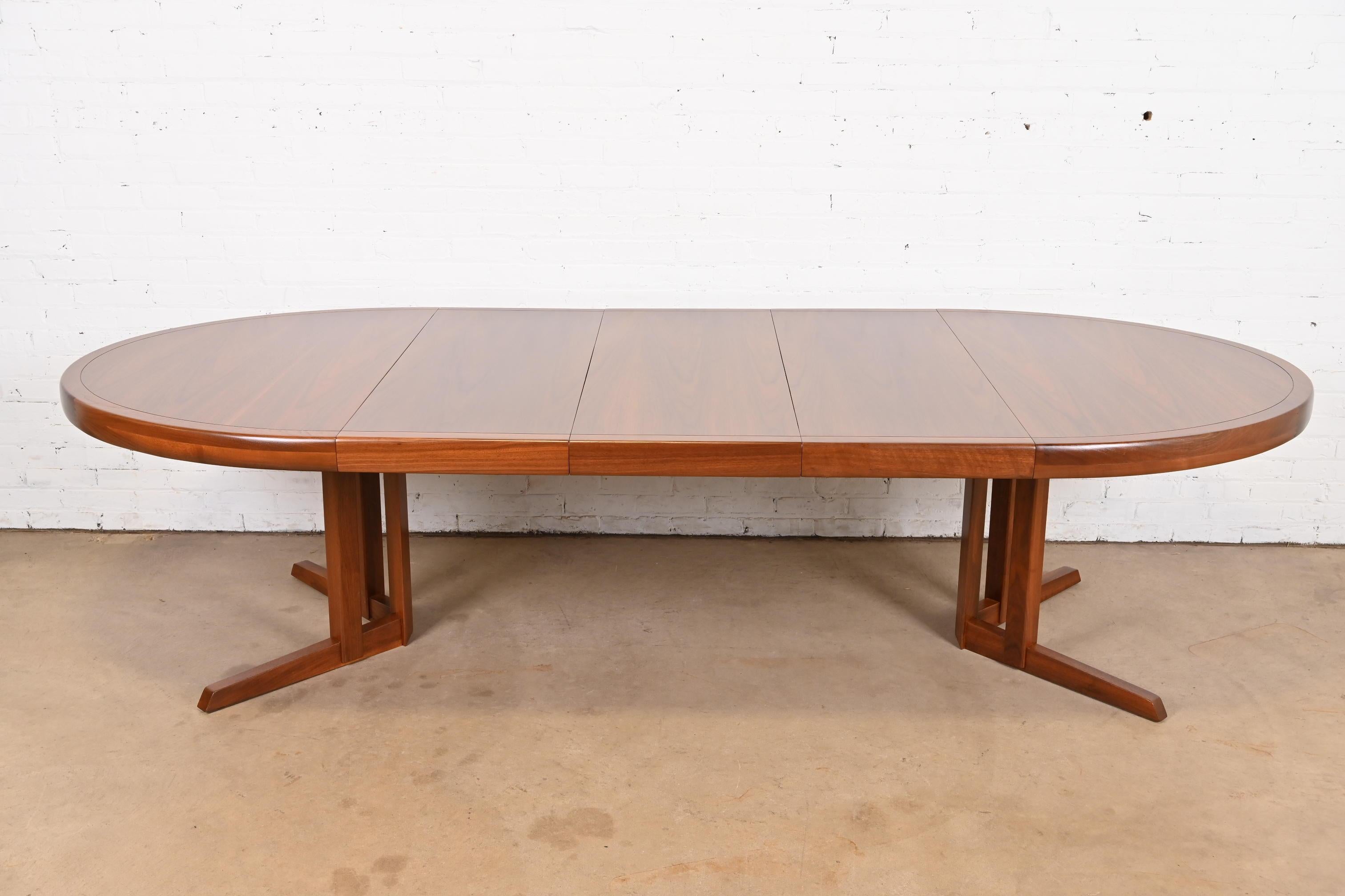 American George Nakashima for Widdicomb Origins Collection Sculpted Walnut Dining Table