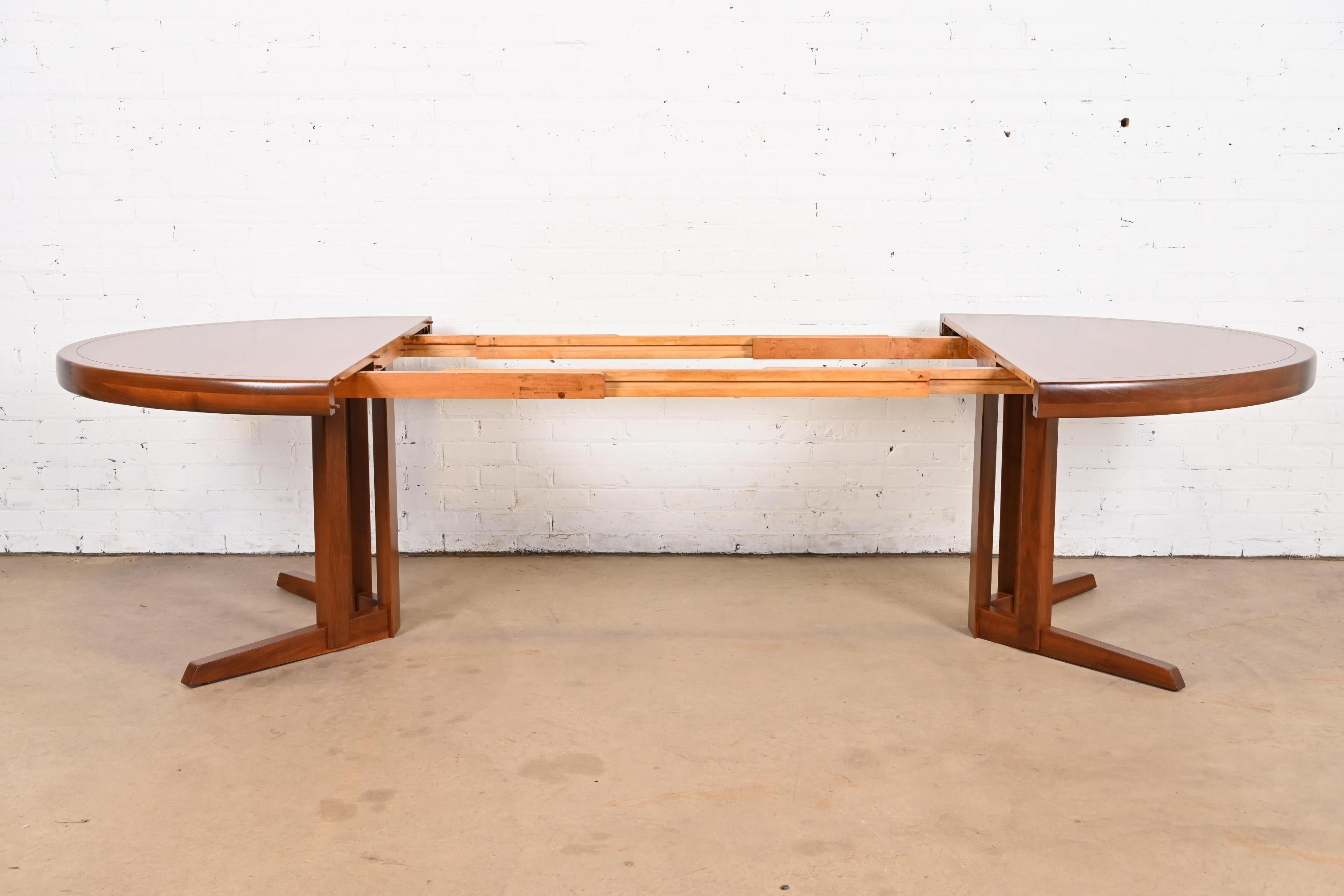 George Nakashima for Widdicomb Origins Collection Sculpted Walnut Dining Table 1