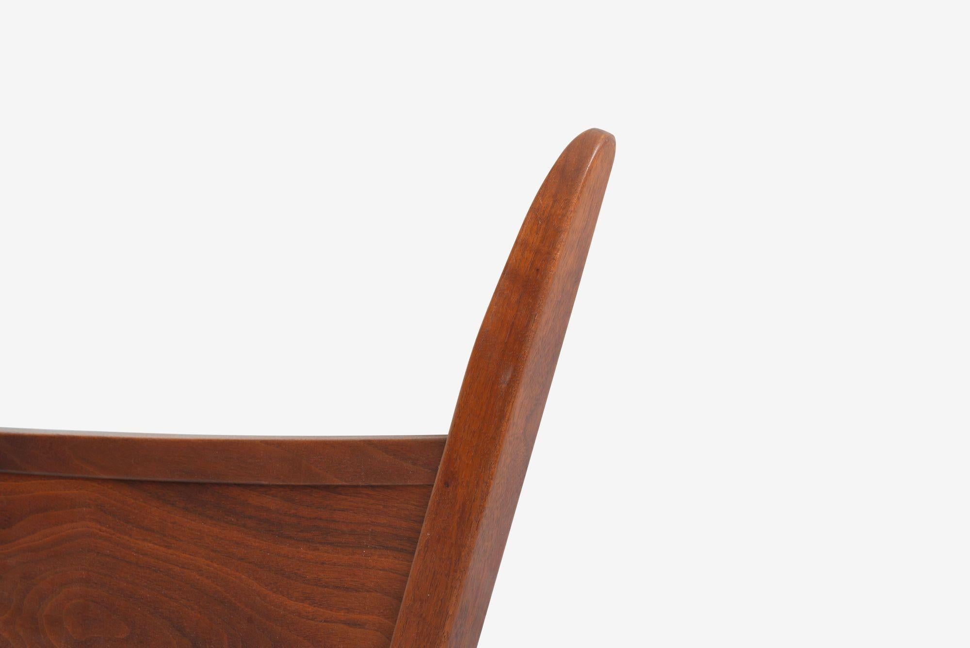 Américain George Nakashima pour Widdicomb Tête de lit en noyer noir huilé, 1958 en vente