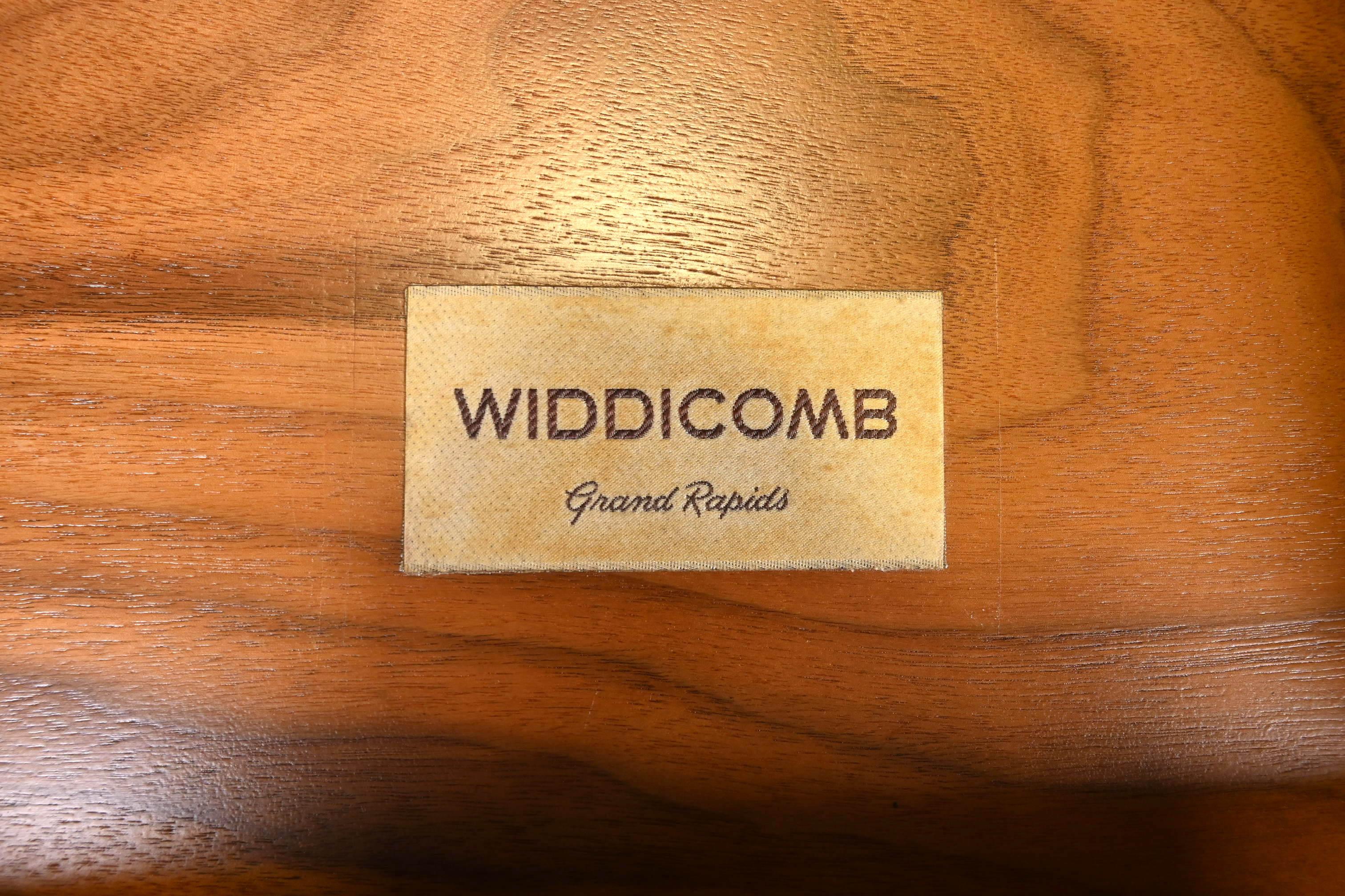 George Nakashima for Widdicomb Walnut and Cane Cabinet, Newly Restored 4
