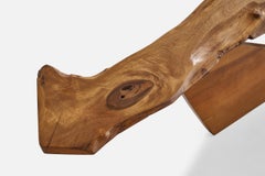George Nakashima, Freeform Coffee Table, English Walnut, Studio USA 1971