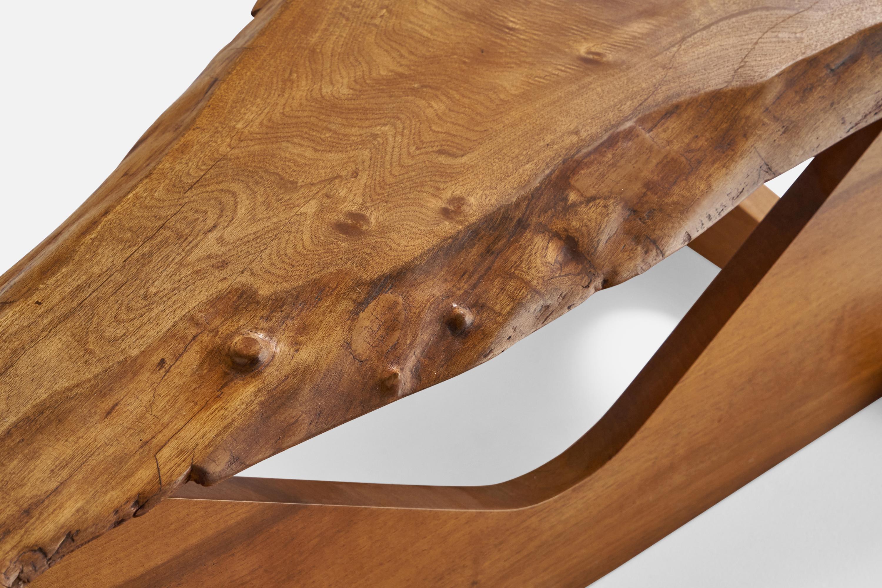 Moderne George Nakashima, table basse Freeform, noyer anglais, Studio A Studio USA 1971 en vente