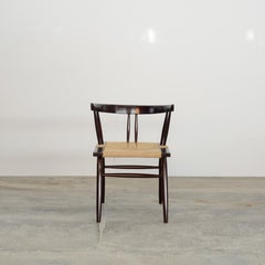 George Nakashima Grass-seated Chair / Authentic Mid-Century Modern