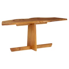 George Nakashima, Greenrock Console Table, USA, 1987, Original Papers