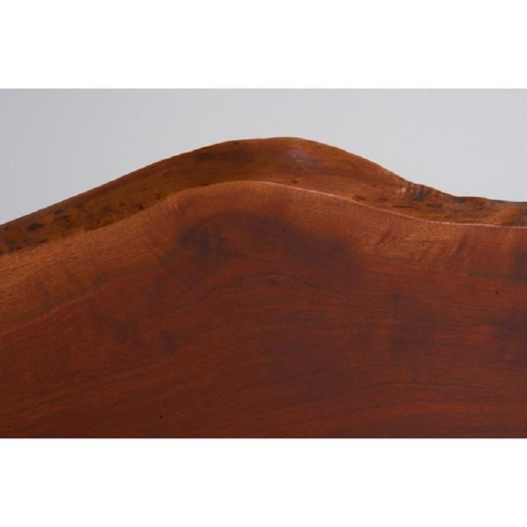 George Nakashima solid walnut, single plank headboard.