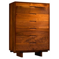 George Nakashima 'Hi Boy' Chest of Drawers in American Black Walnut