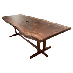 George Nakashima Inspired Walnut Dining Table by Boyd & Allister
