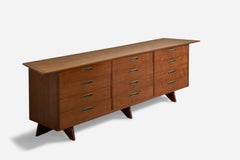 George Nakashima, Large Chest of Drawers, Walnut, for Widdicomb, America 1960s